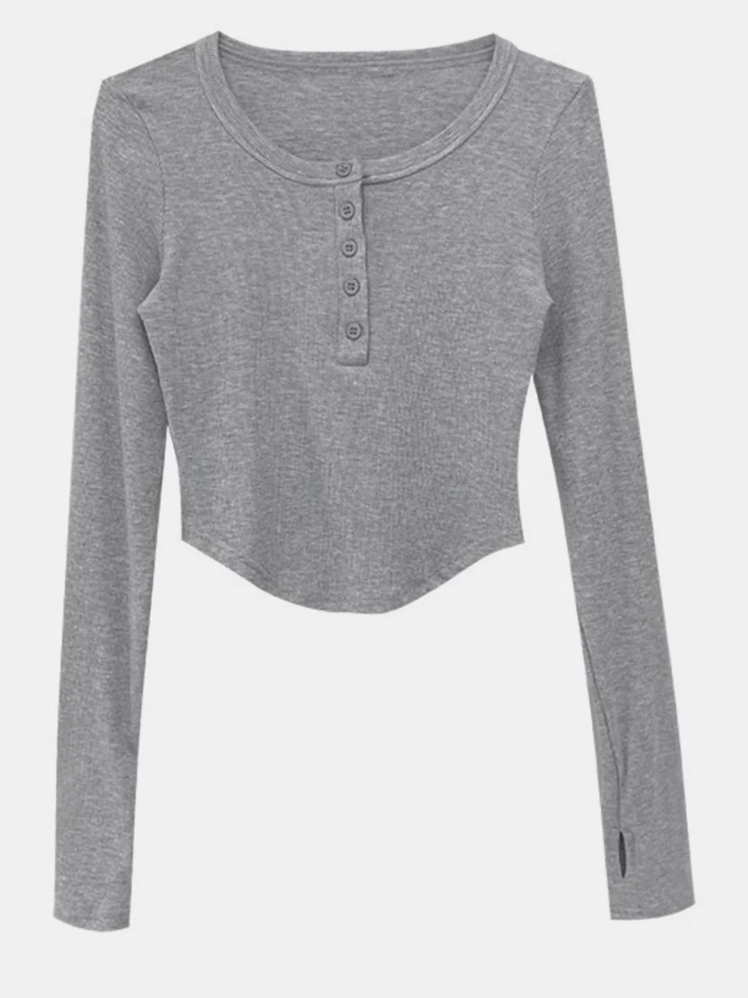 DressBerry Women V-Neck Extended Sleeves Pockets T-shirt - Image 4