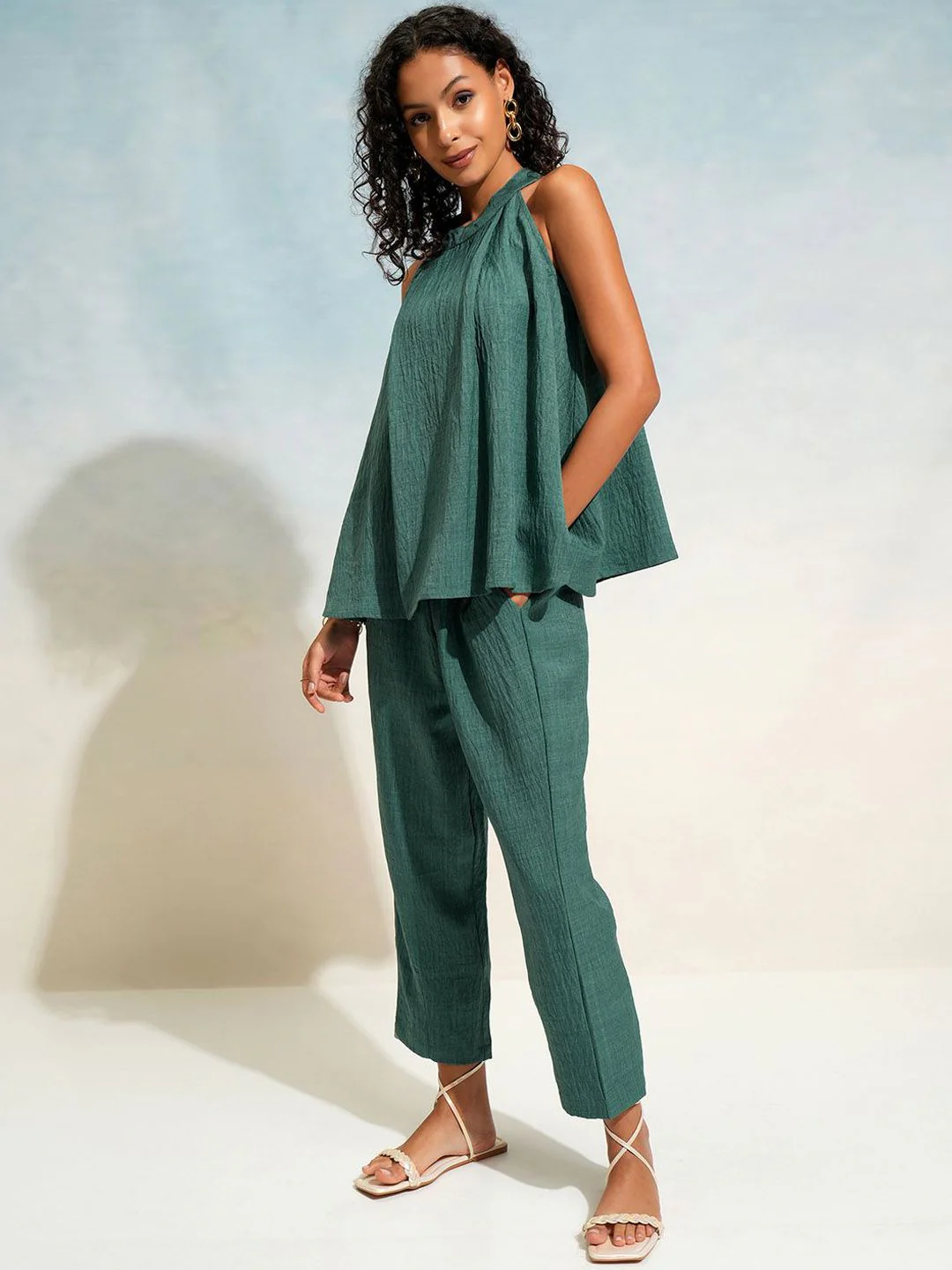 ESPYR By Tokyo Talkies Relaxed Top With  Trouser Co-Ord - Image 4