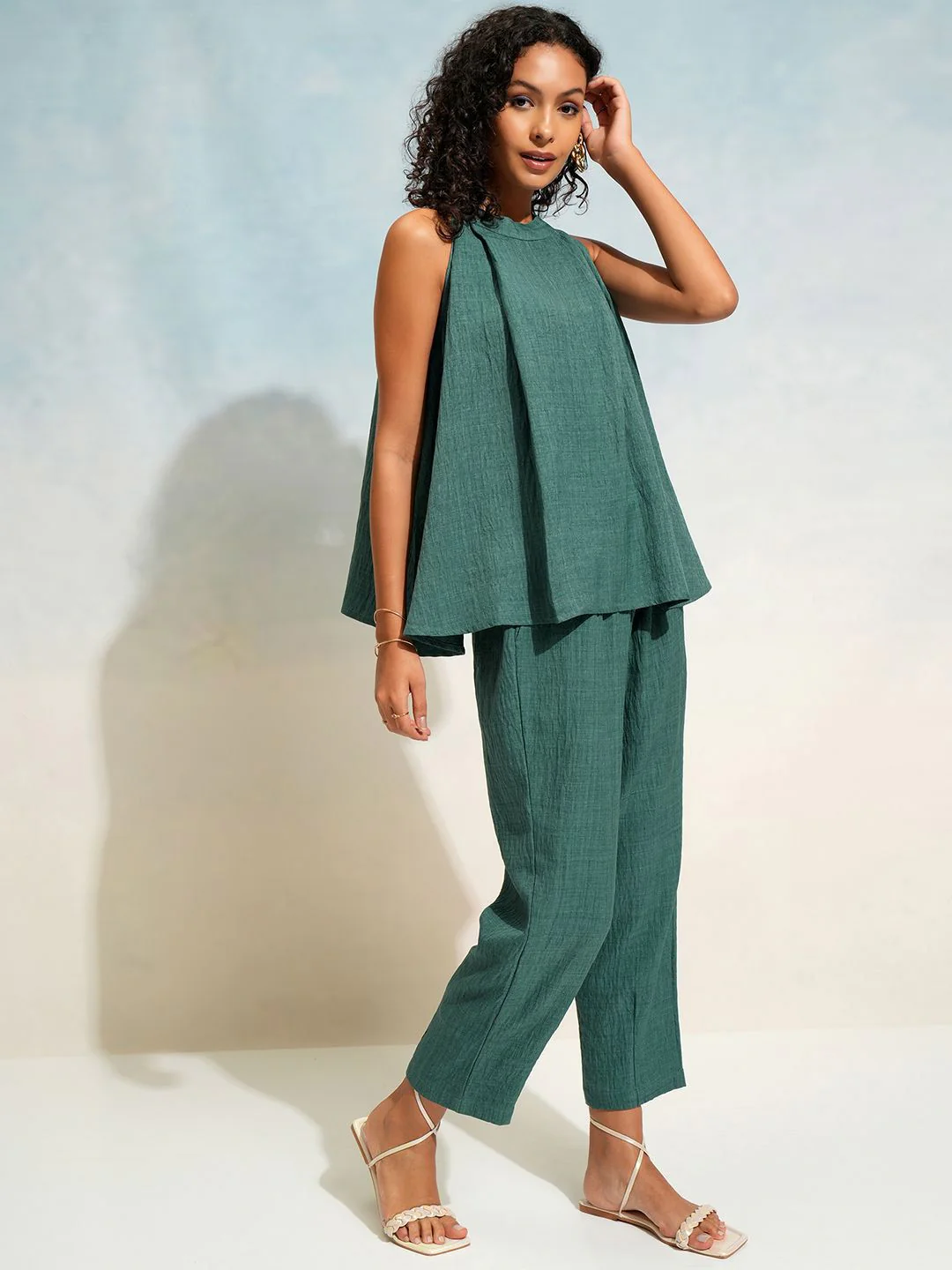 ESPYR By Tokyo Talkies Relaxed Top With  Trouser Co-Ord - Image 7