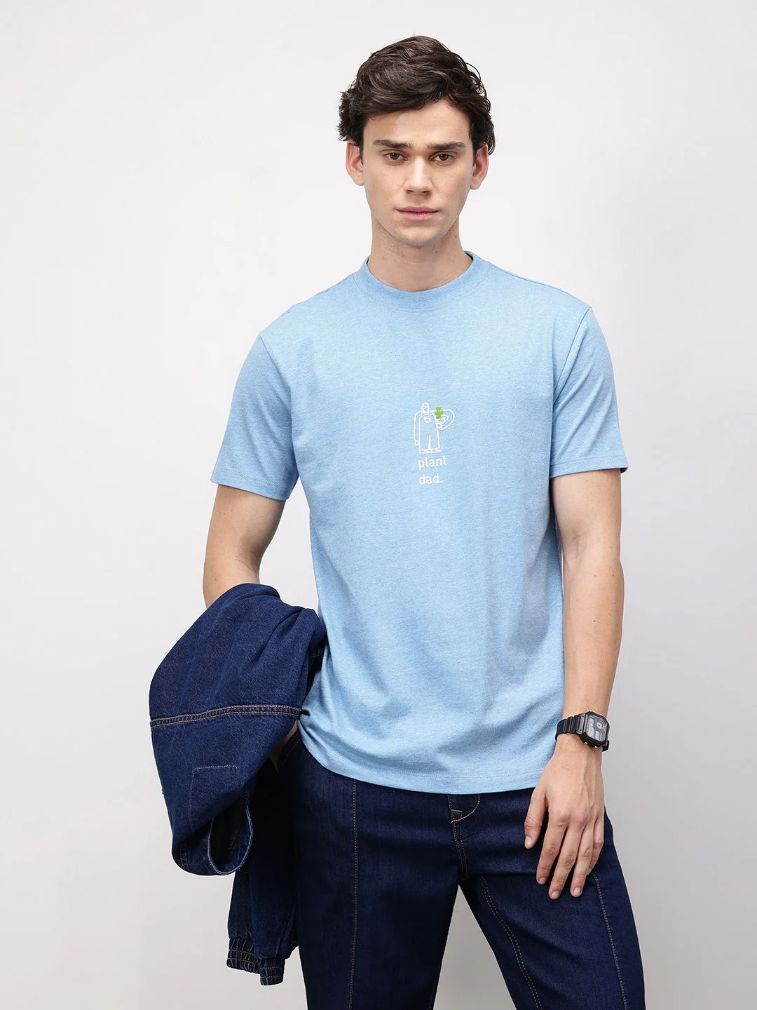 ether Printed Pure Cotton Grower Comfort Fit T-shirt - Image 2