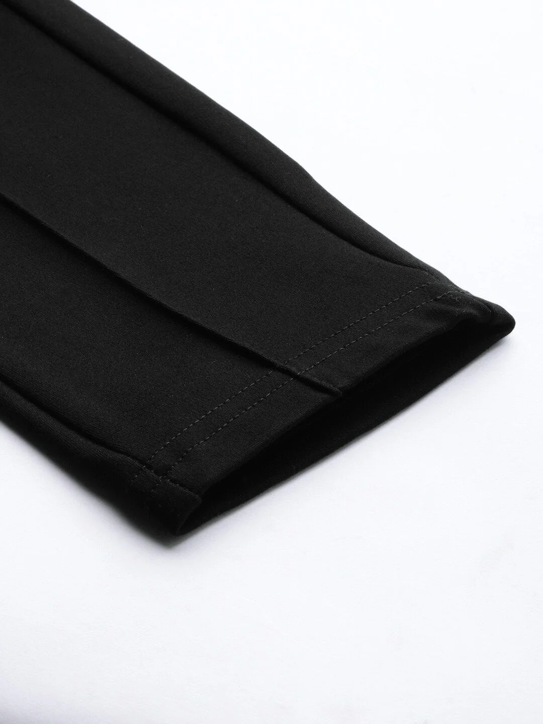 ether Women Black Solid Skinny Fit Treggings - Image 7