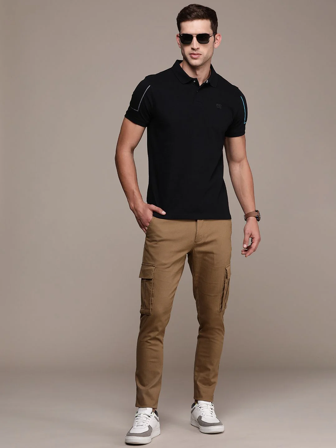 French Connection  Polo Collar Pure Cotton T-shirt - Image 6