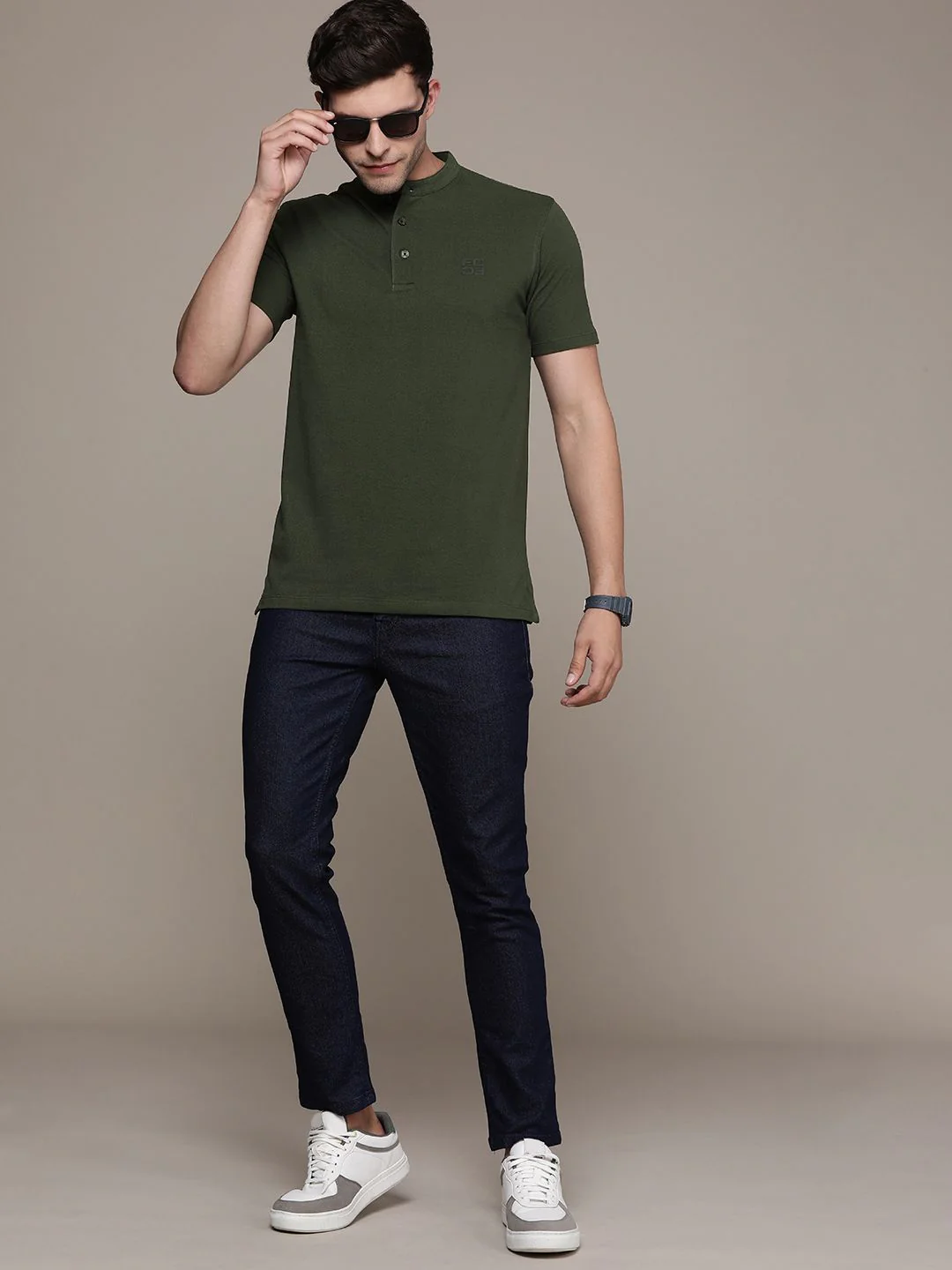 French Connection Polo Collar Pure Cotton T-shirt - Image 6