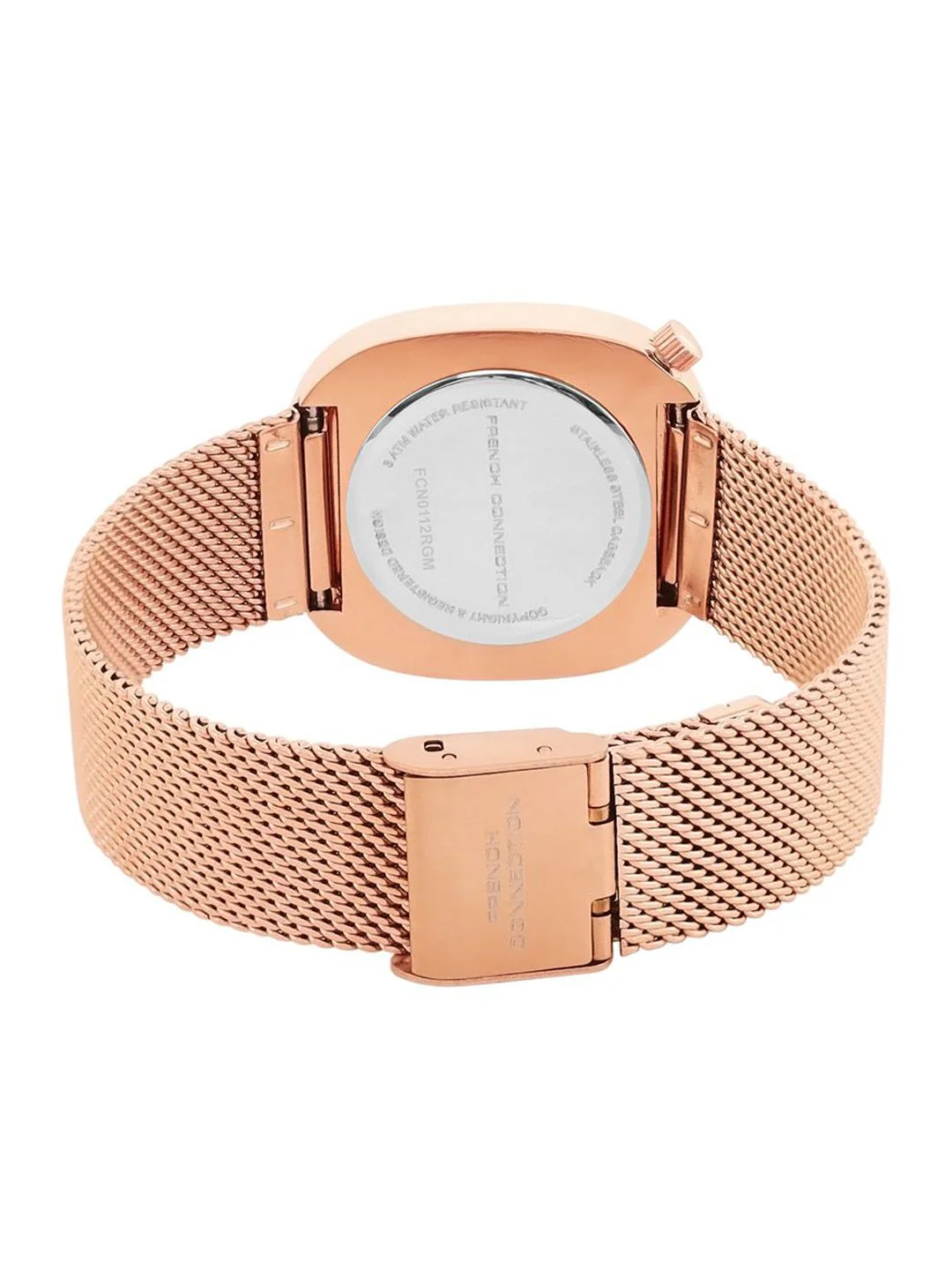 French Connection Women Dial & Stainless Steel Bracelet Style Straps Analogue Watch FCN0112RGM - Image 4