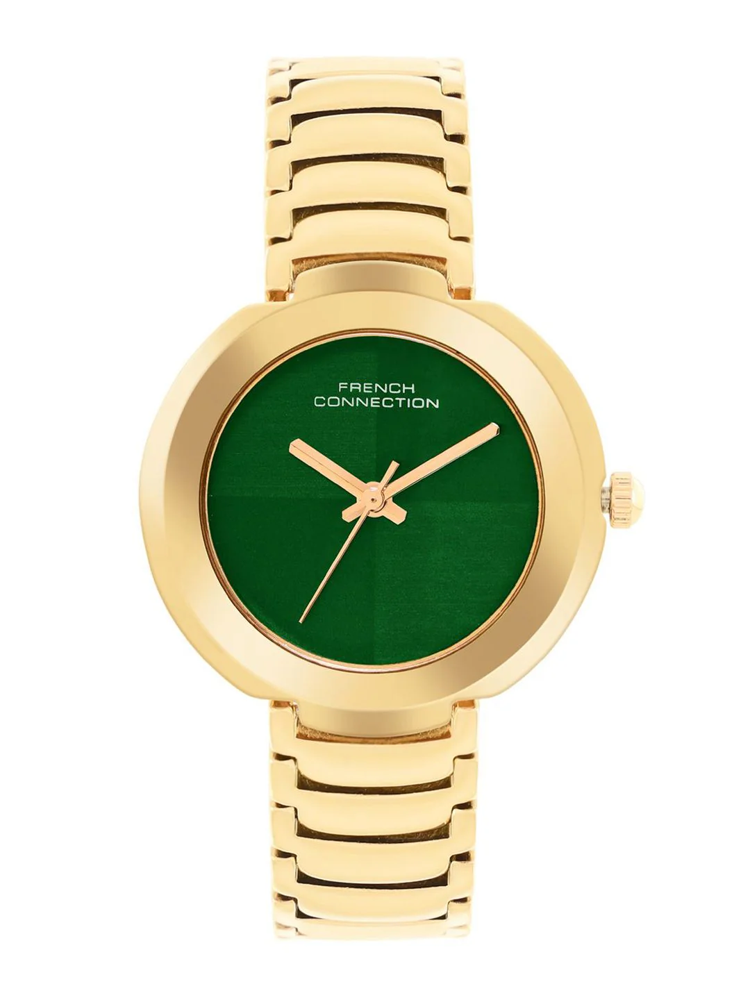 French Connection Women Embellished Dial & Bracelet Style Straps Analogue Watch FCN0109GM - Image 2