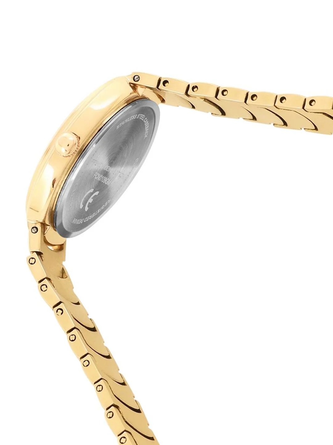 French Connection Women Embellished Dial & Bracelet Style Straps Analogue Watch FCN0109GM - Image 3