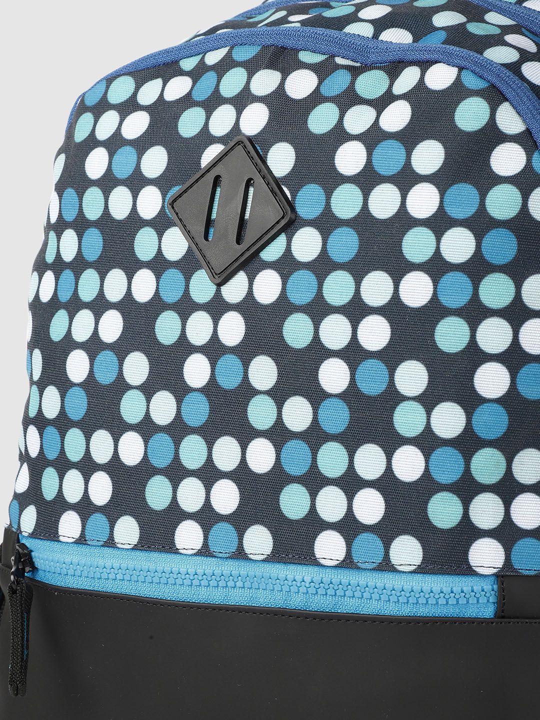 Gear Boys Blue & Black Geometric Uber Backpack - Image 4
