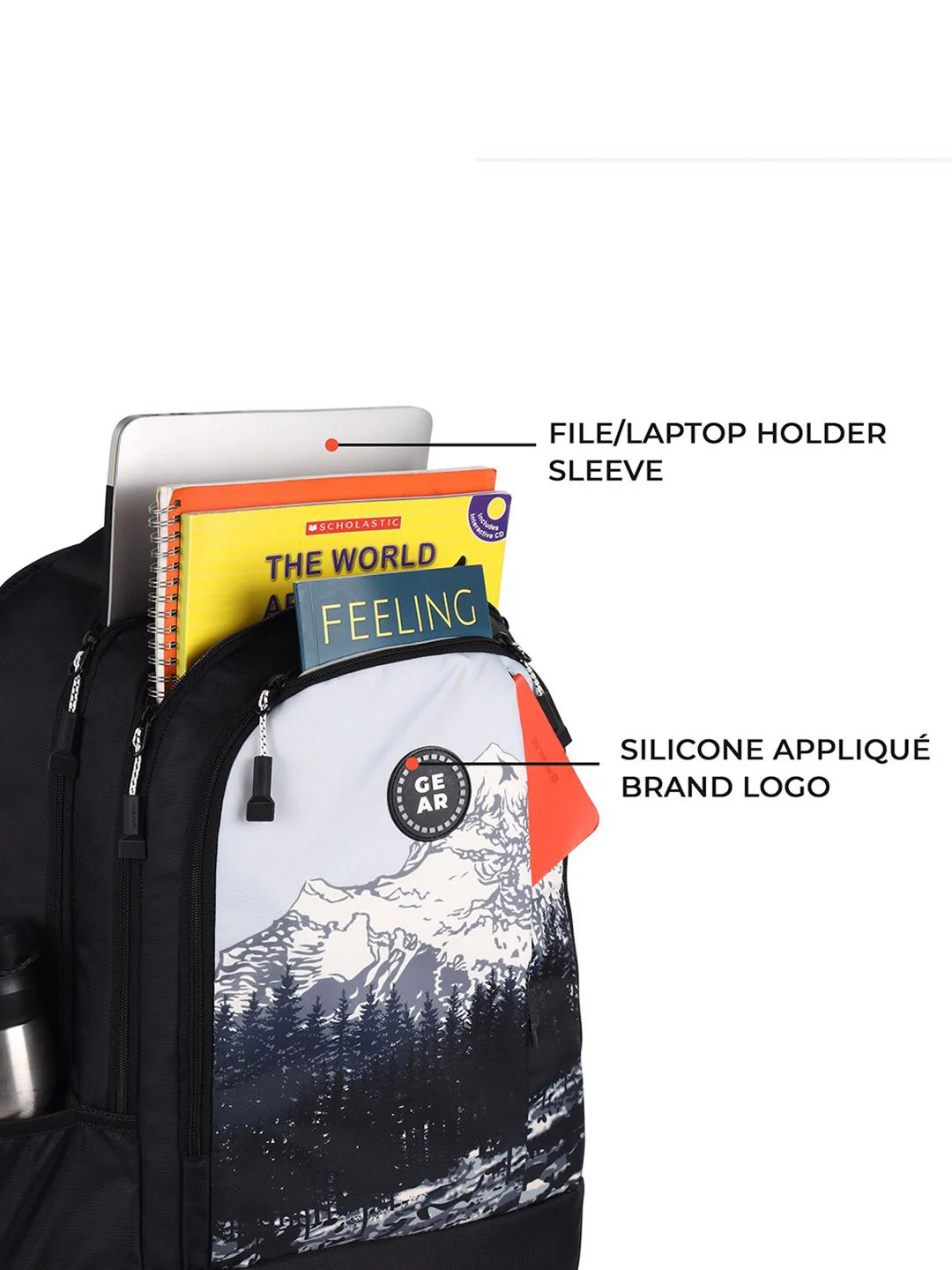 Gear Boys Graphic Printed Backpack - Image 7