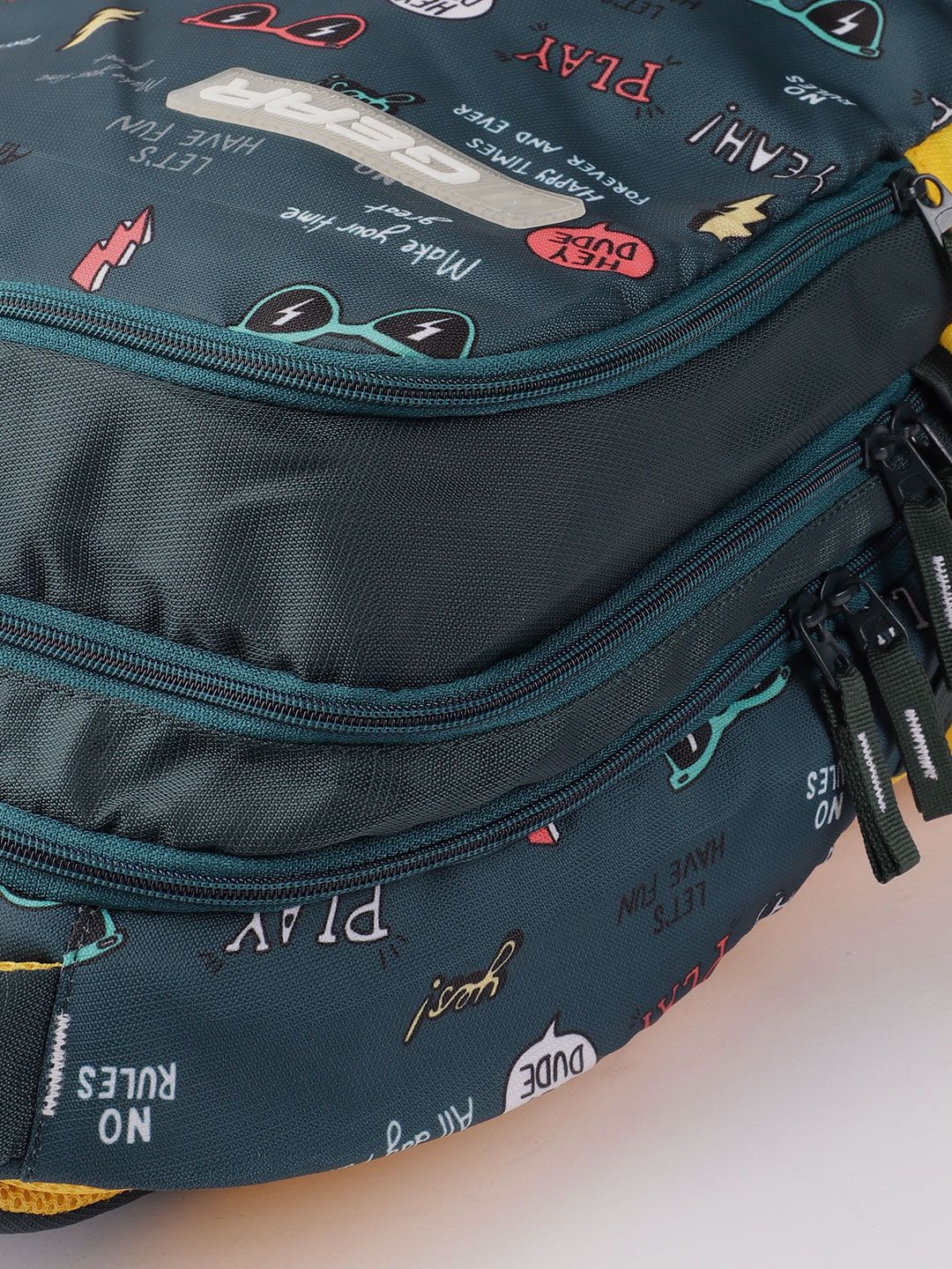 Gear Kids Colourblocked & Printed Backpack- 21.5 L - Image 7