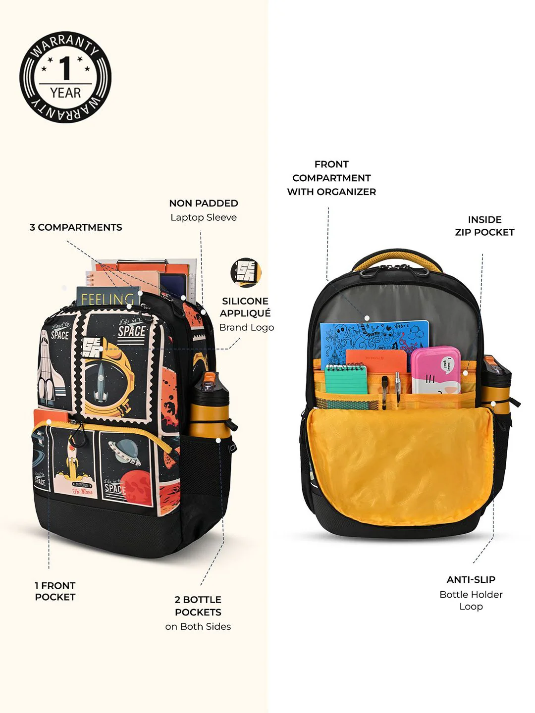 Gear Unisex Backpack - Image 4