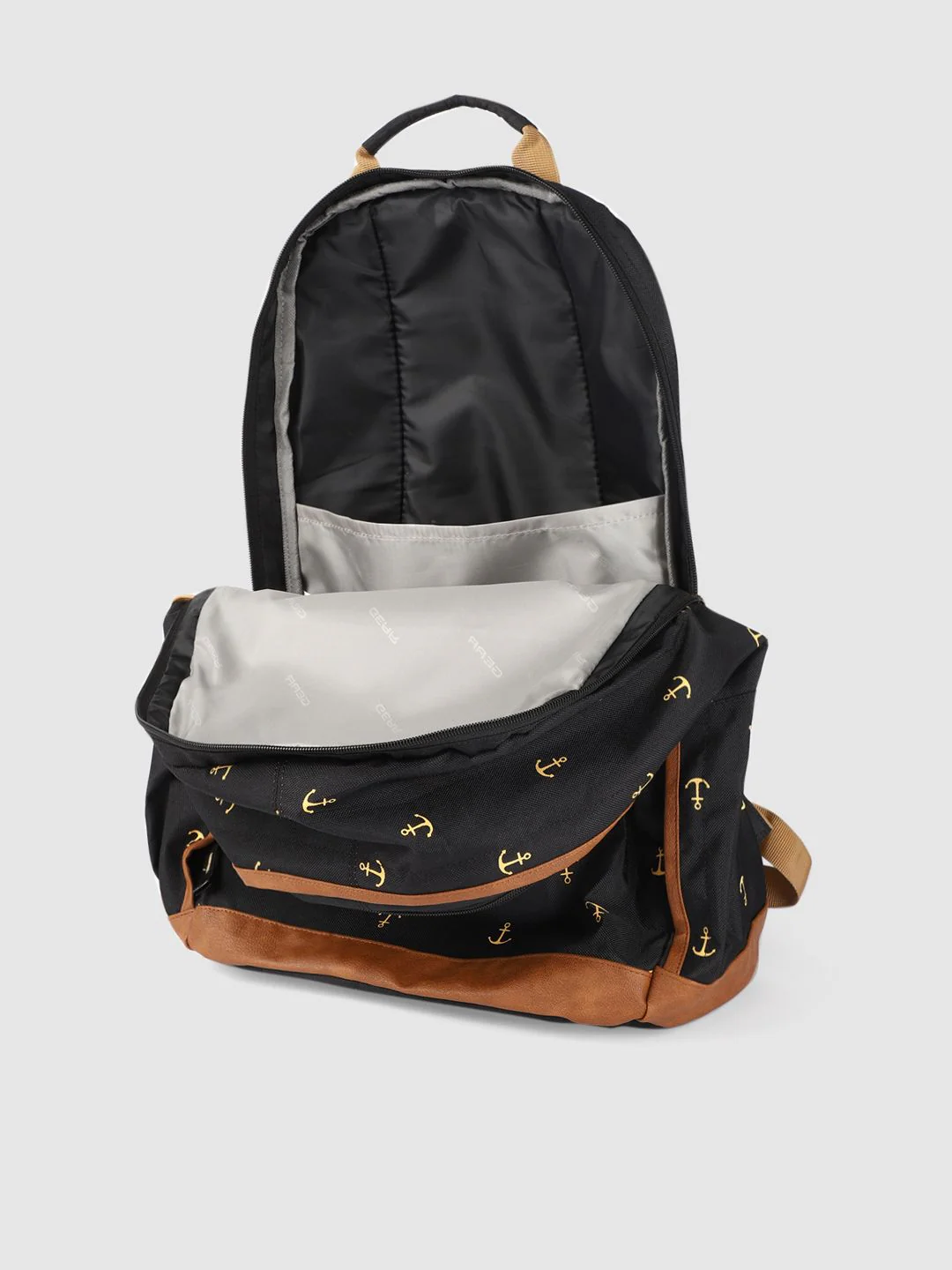 Gear Unisex Black Anchor Print Laptop Backpack - Image 5