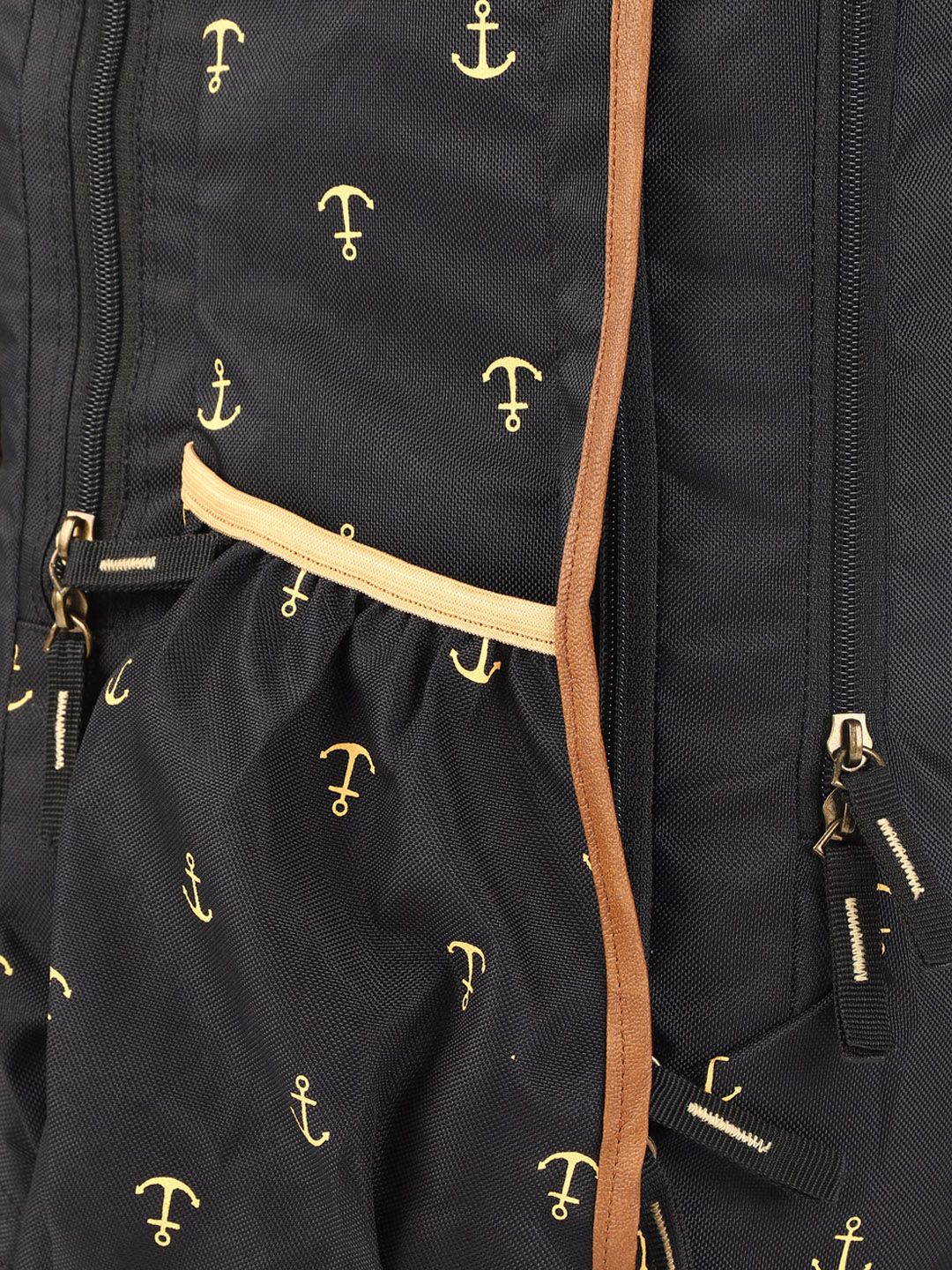 Gear Unisex Black Anchor Print Laptop Backpack - Image 6