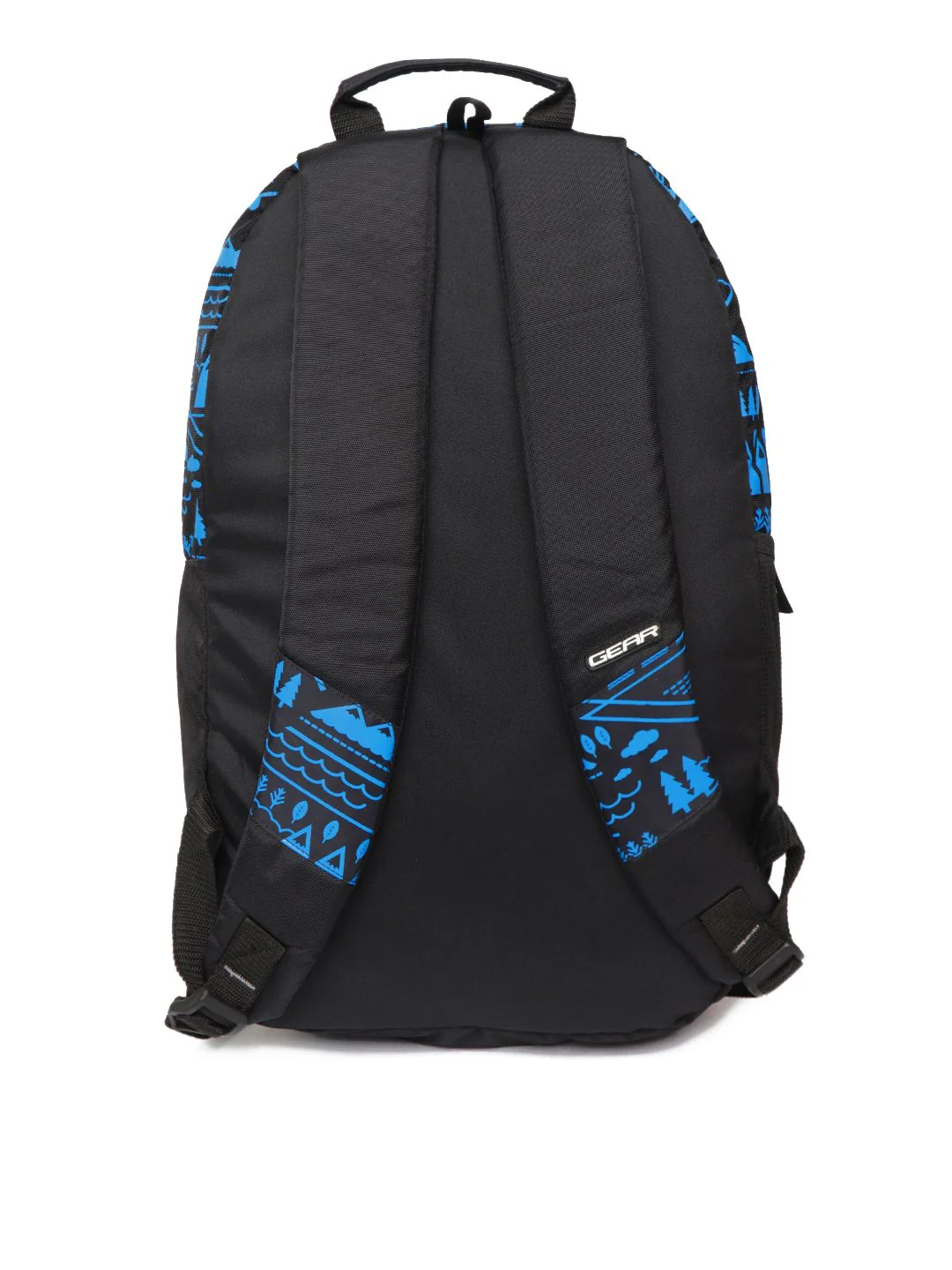 Gear Unisex Black & Blue Graphic Backpack - Image 3