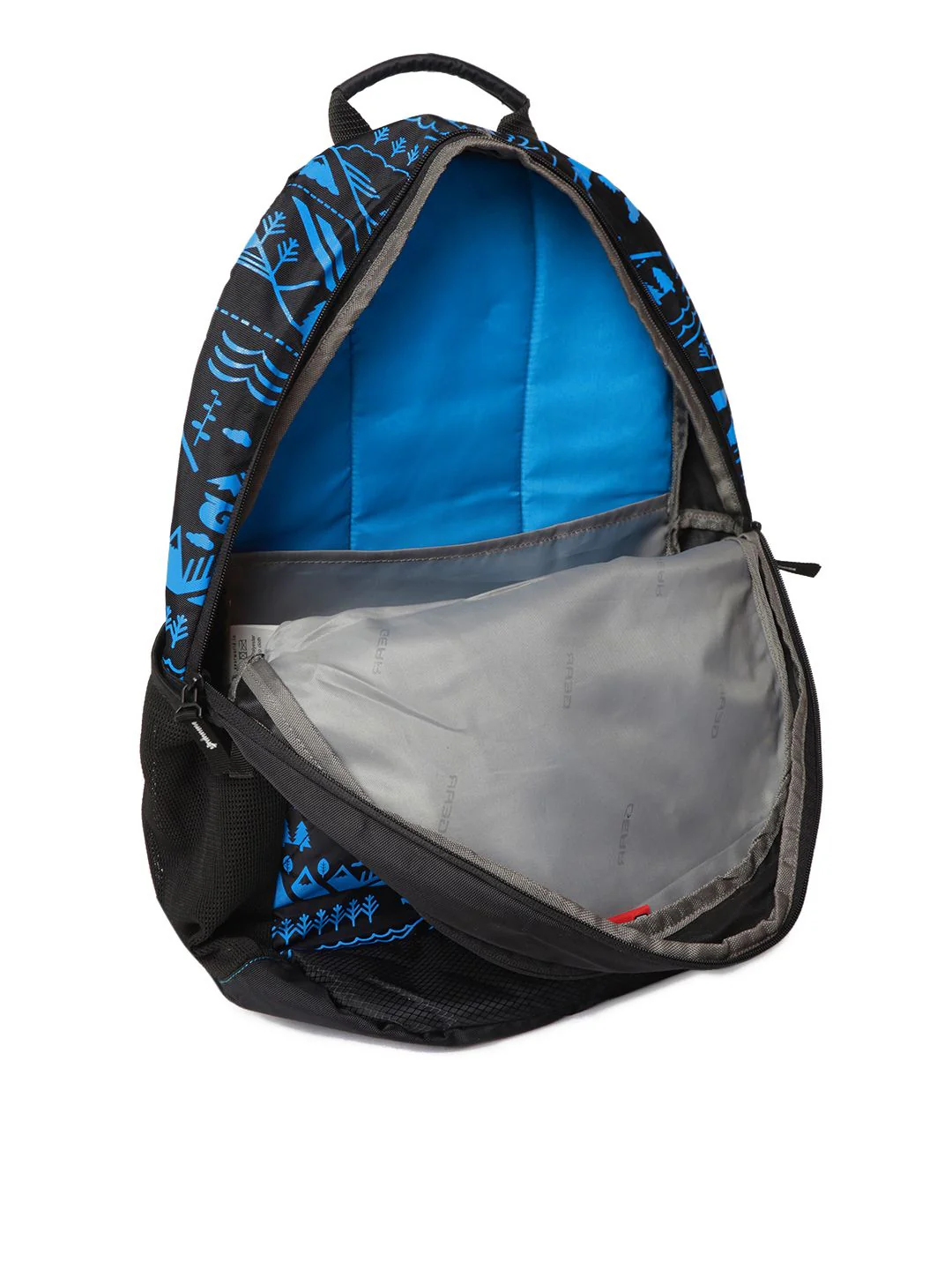 Gear Unisex Black & Blue Graphic Backpack - Image 5