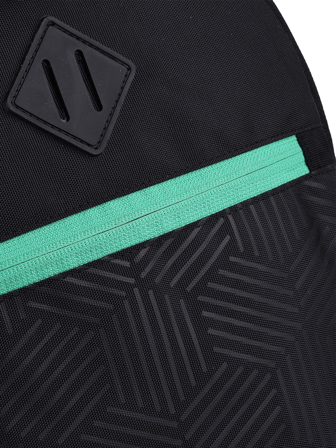 Gear Unisex Black & Green Brand Logo Backpack - Image 4