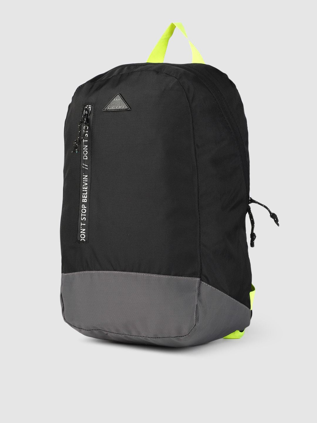 Gear Unisex Black & Grey Colourblocked Superior Backpack - Image 2