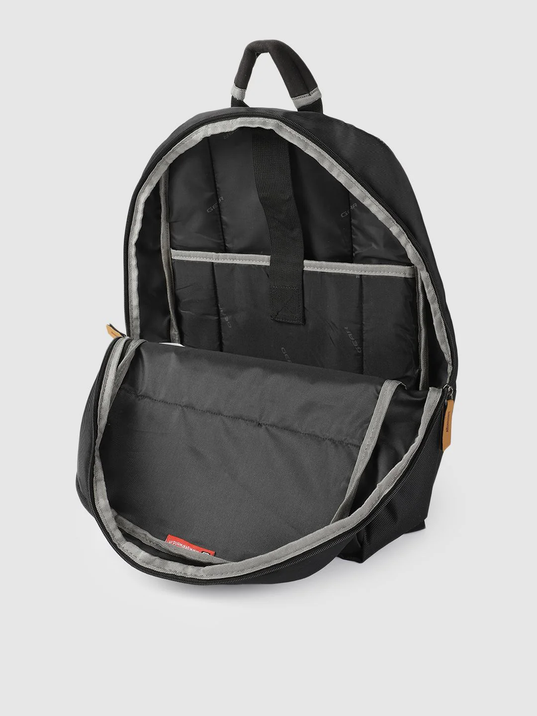 Gear Unisex Black Solid Backpack - Image 5