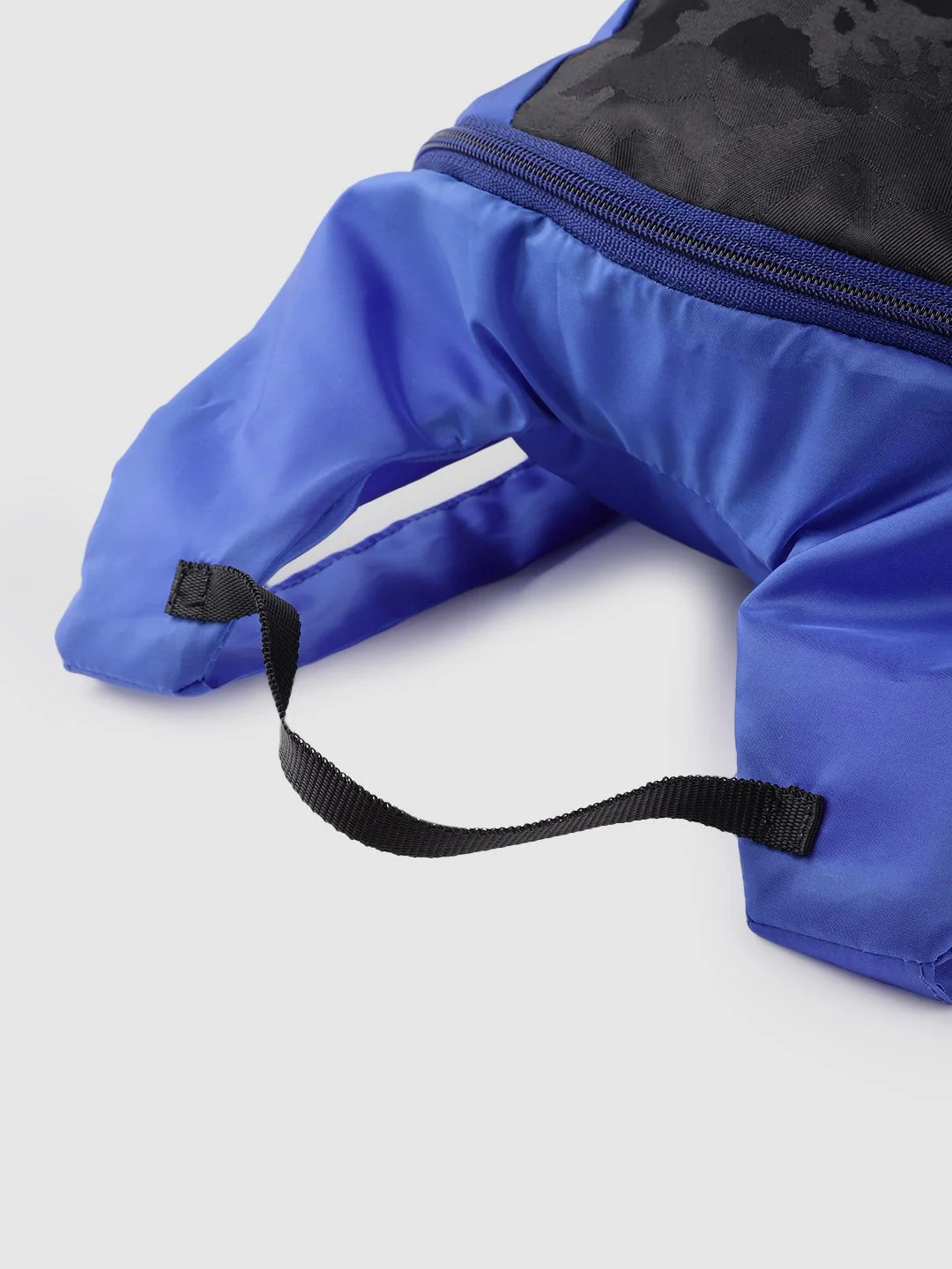 Gear Unisex Blue & Black Colourblocked Brand Logo Print Backpack - Image 6