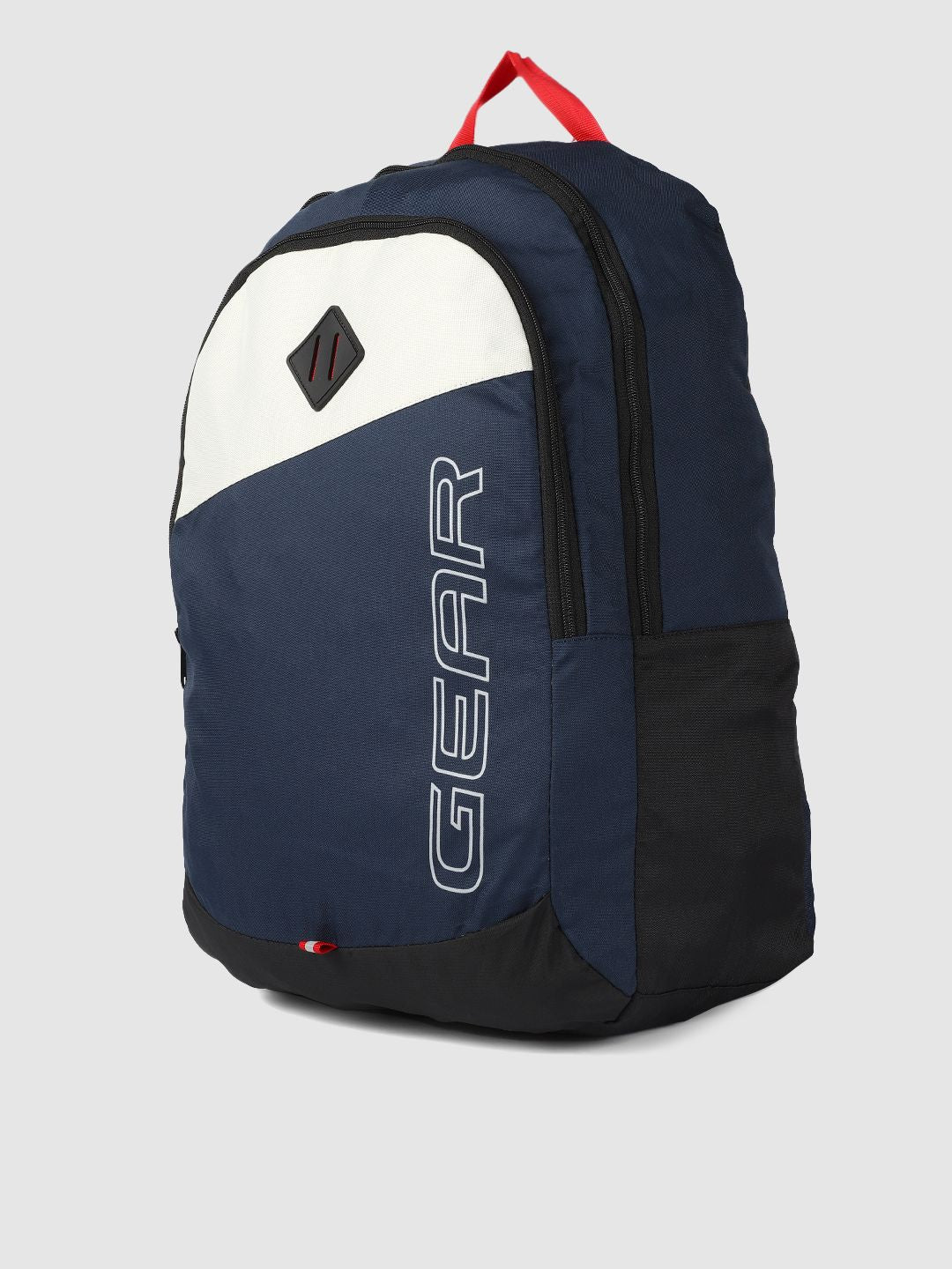 Gear Unisex Blue & White Colourblocked MODERN ECO 5 Backpack - Image 2