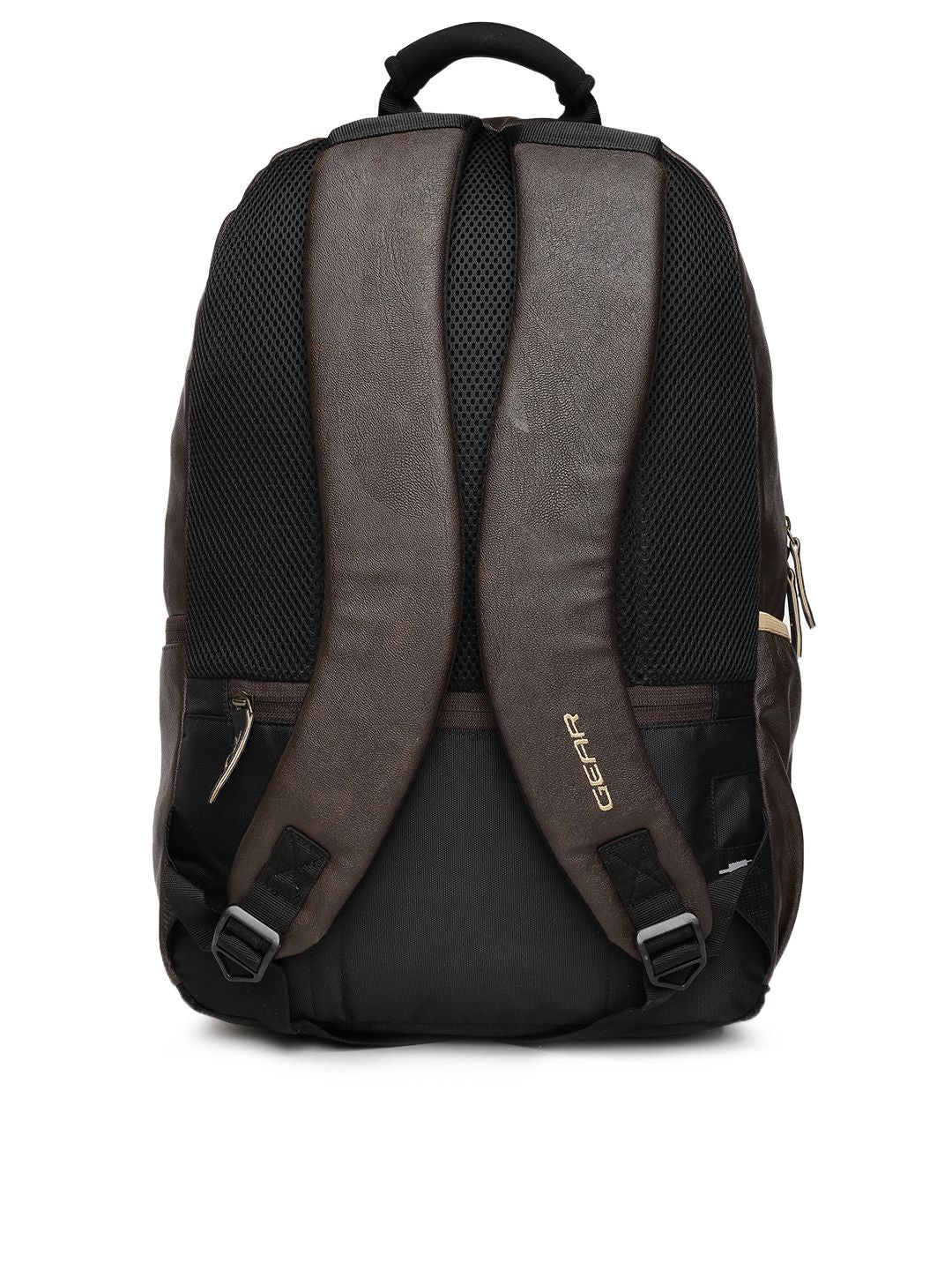 Gear Unisex Brown Solid Backpack - Image 3