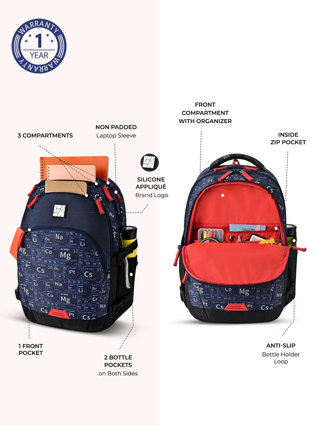Gear Unisex Educator Backpack - Image 4