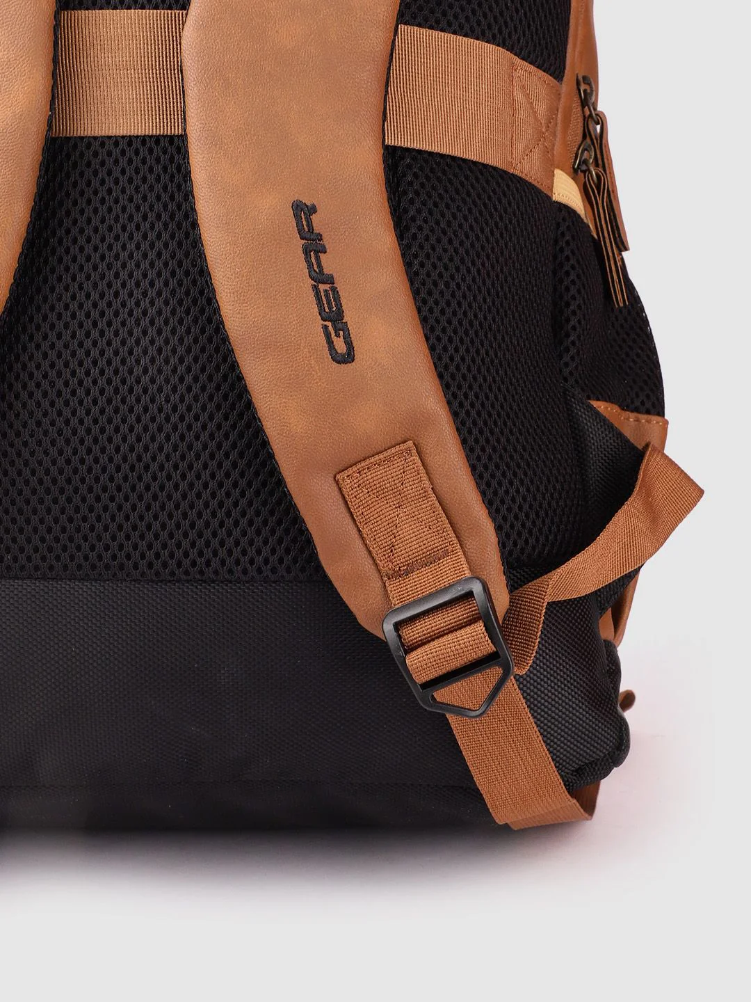 Gear Unisex Faux Leather Medium-Sized Backpack 28L - Image 7