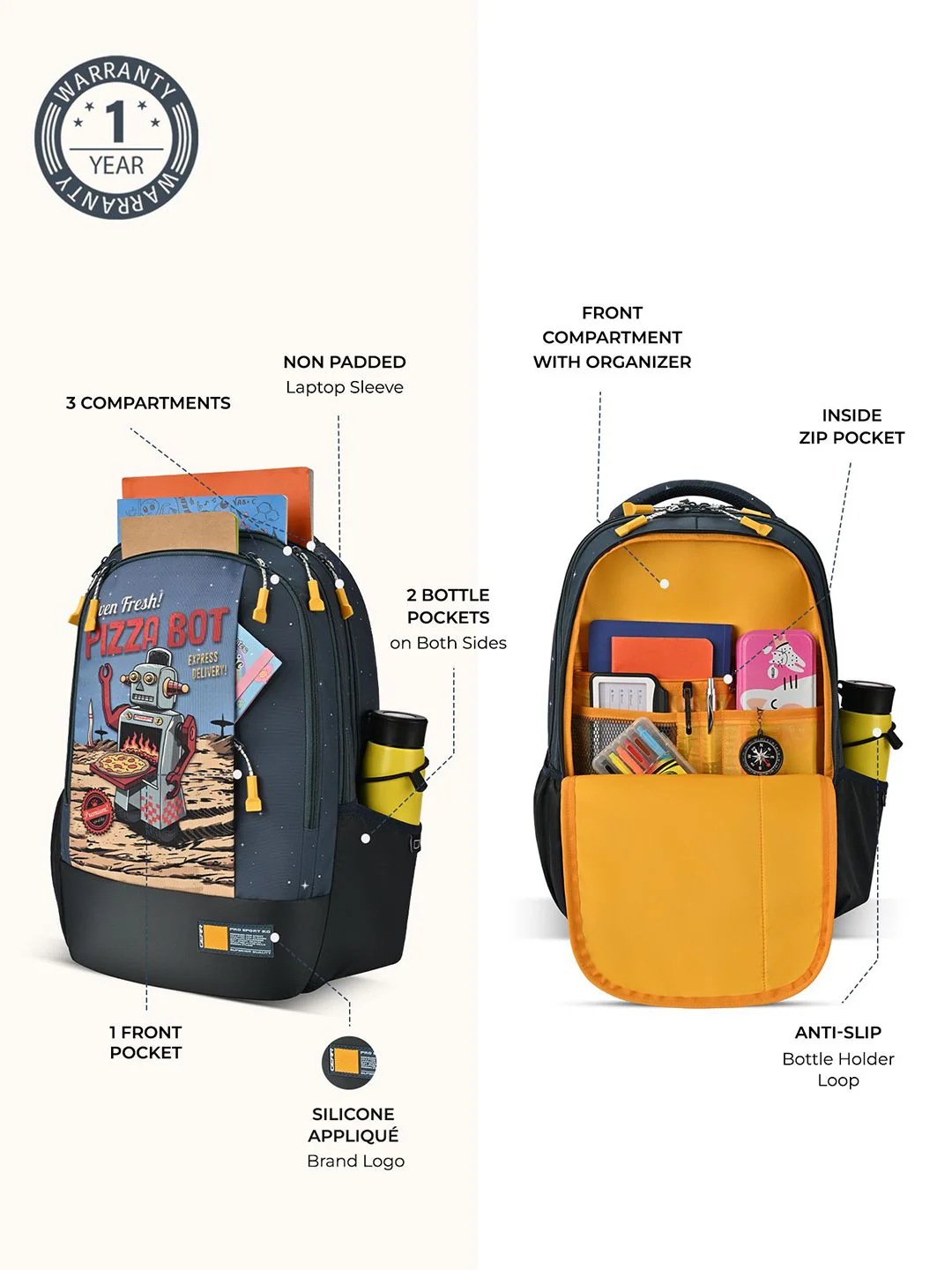 Gear Unisex Graphic Backpack - Image 4