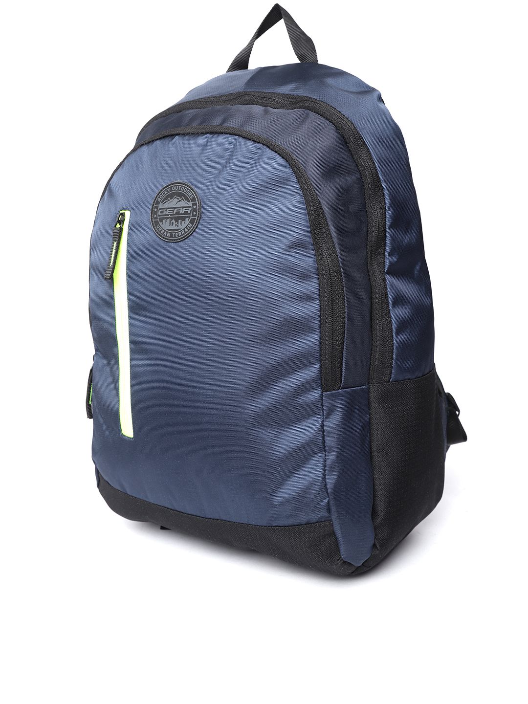 Gear Unisex Navy Blue Solid Backpack - Image 2