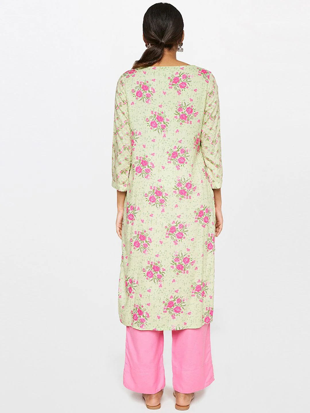 Global Desi Women Floral Printed Kurta - Image 5