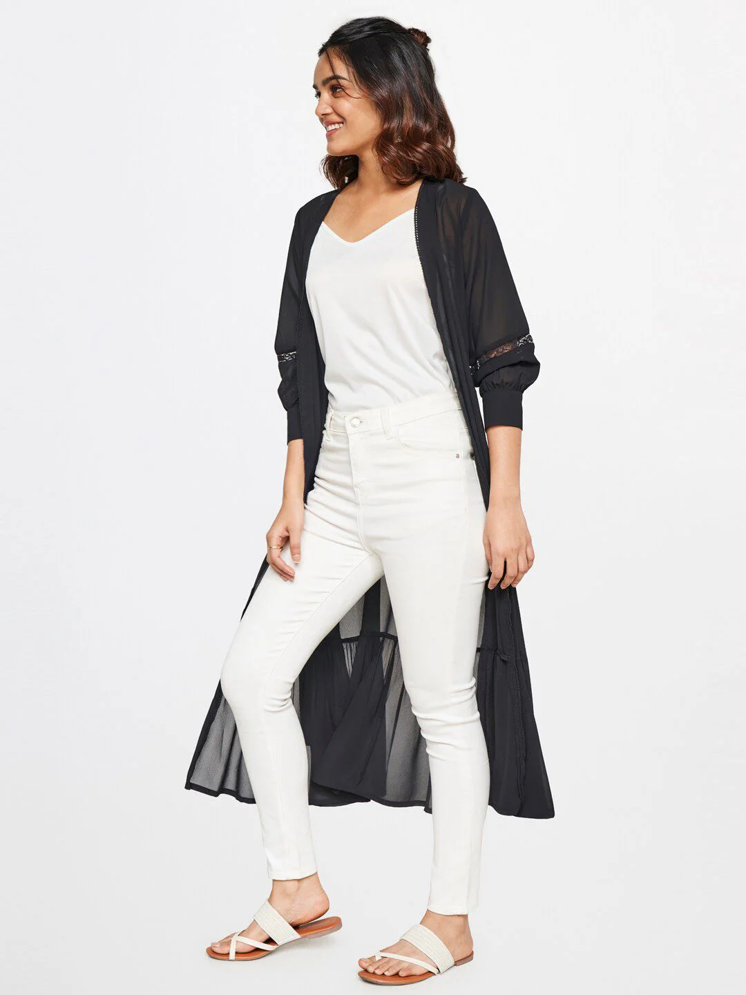 Global Desi Women Longline Shrug - Image 3