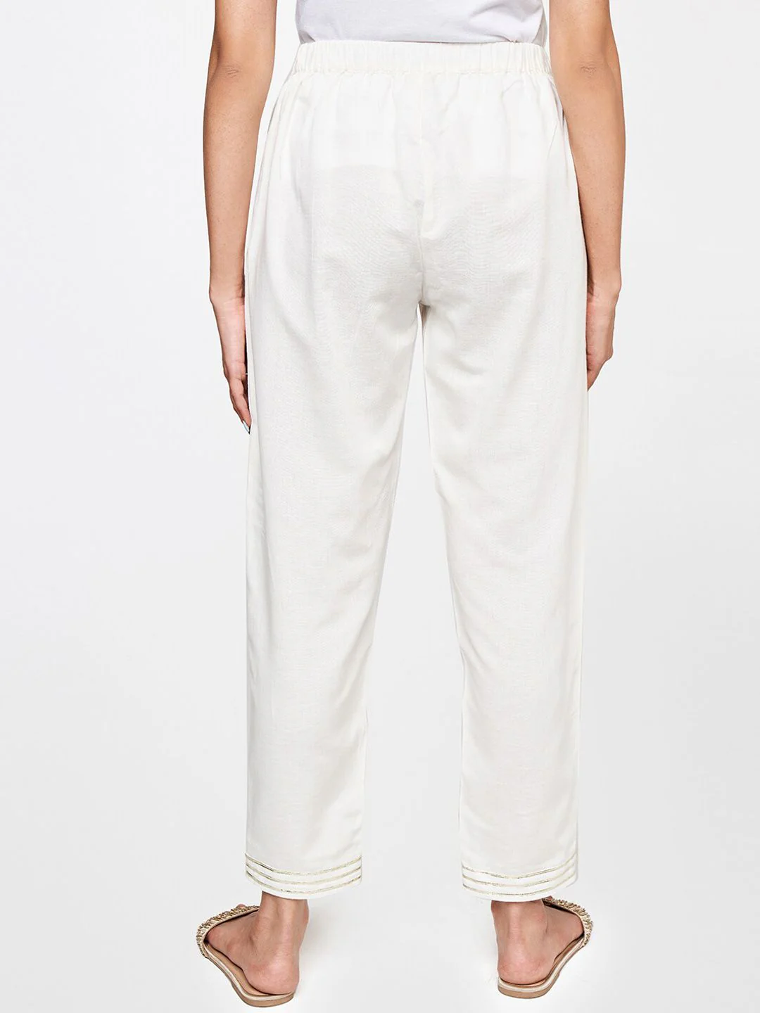 Global Desi Women Straight Fit Trousers - Image 3