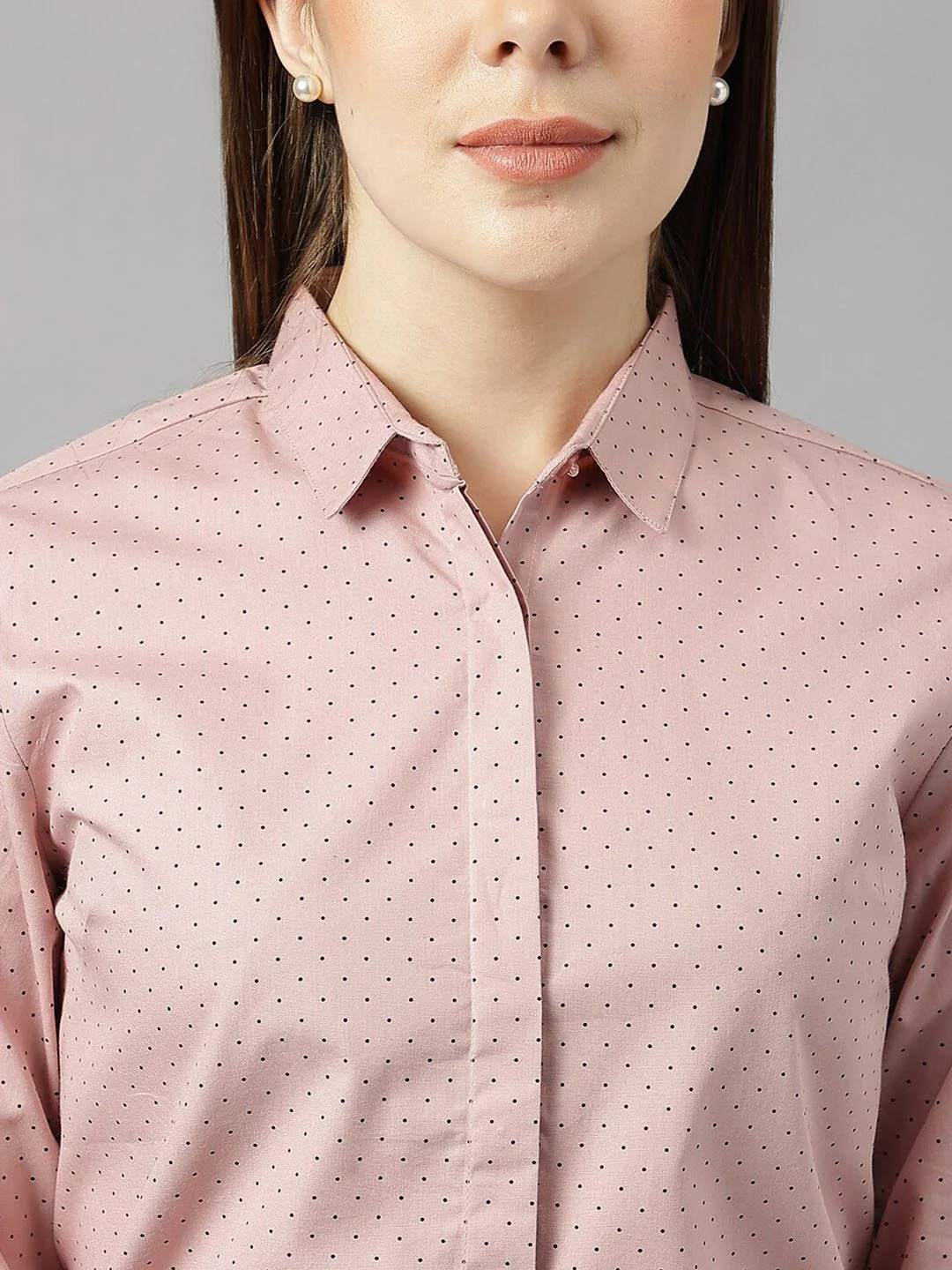 Hancock Micro Ditsy Printed Cotton Formal Shirt - Image 2