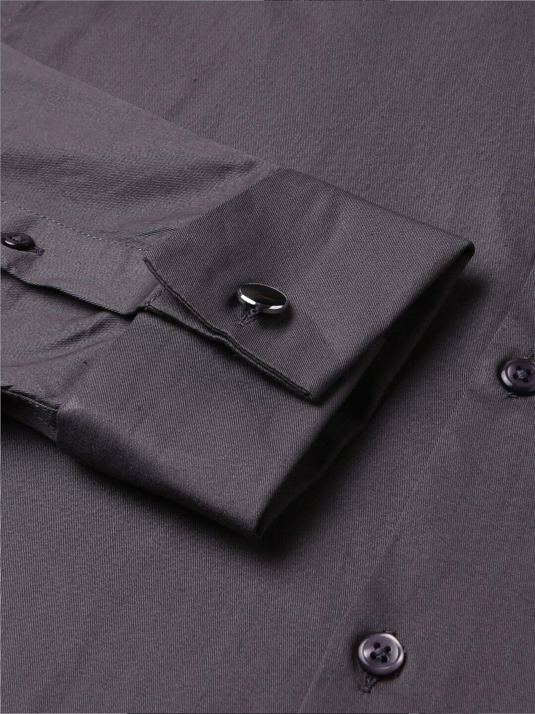 Hancock Modern Chest Pocket Slim Fit French Cuff Opaque Cotton Formal Shirt - Image 7