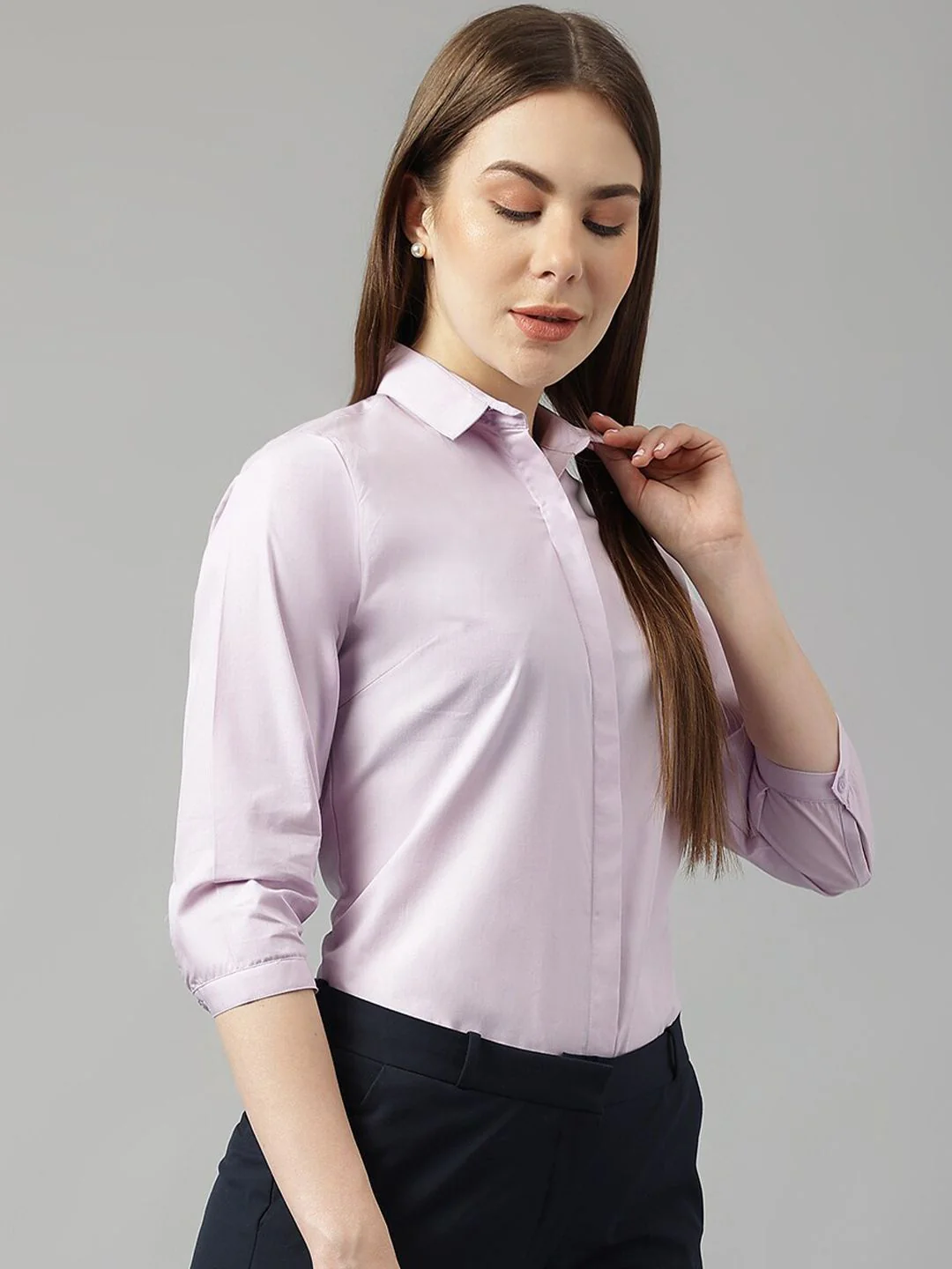 Hancock Sharp Slim Fit Pure Cotton Formal Shirt - Image 3