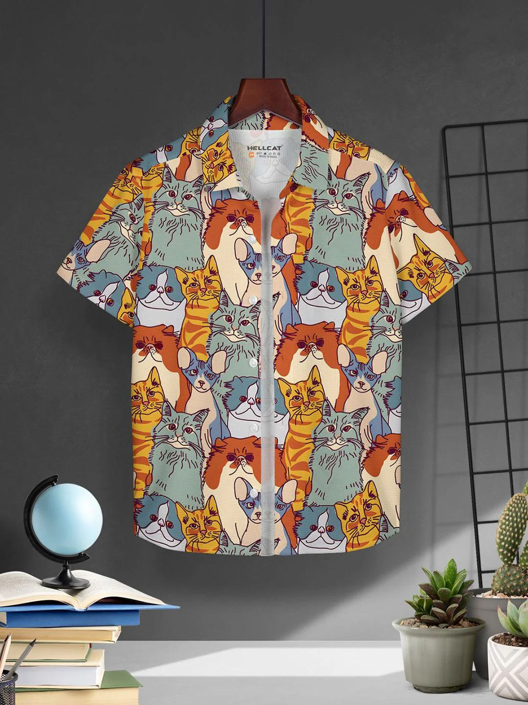 HELLCAT Boys Floral Opaque Printed Casual Shirt - Image 2