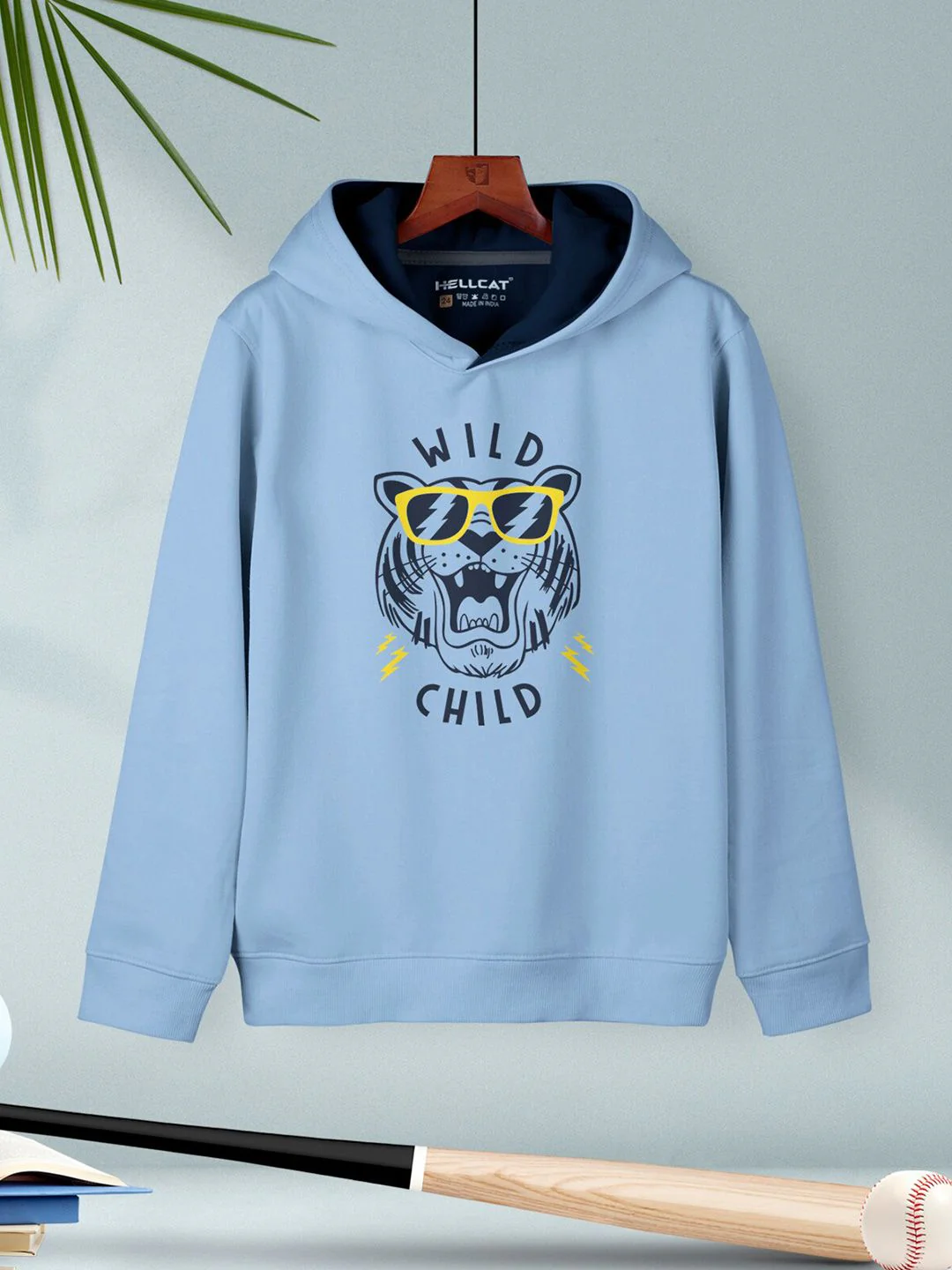 HELLCAT Boys Pack Of 2 Typography Printed Regular Fit Hooded Casual T-shirt - Image 2