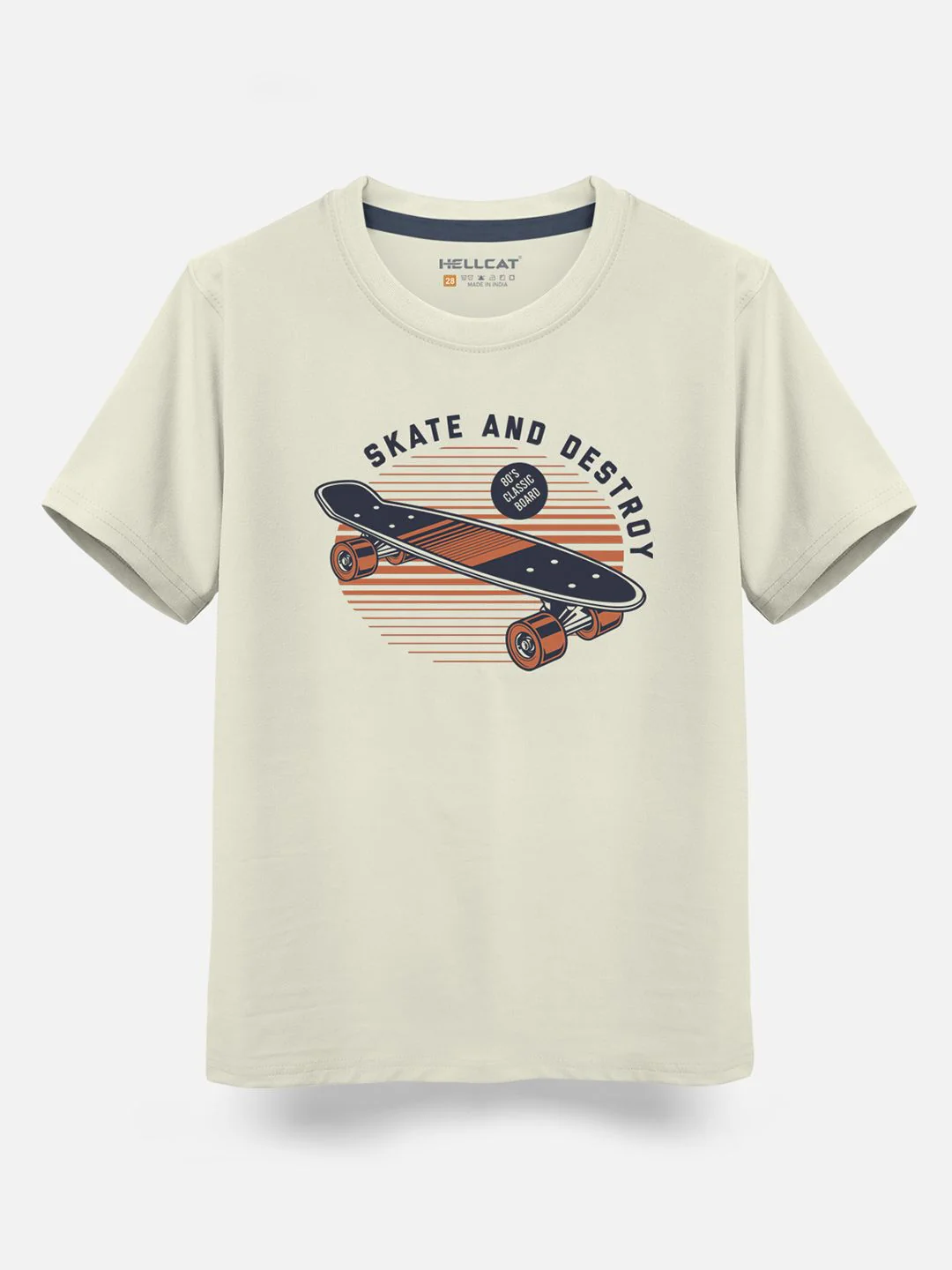HELLCAT Boys Pack Of 5 Graphic Printed Cotton T-shirt - Image 6