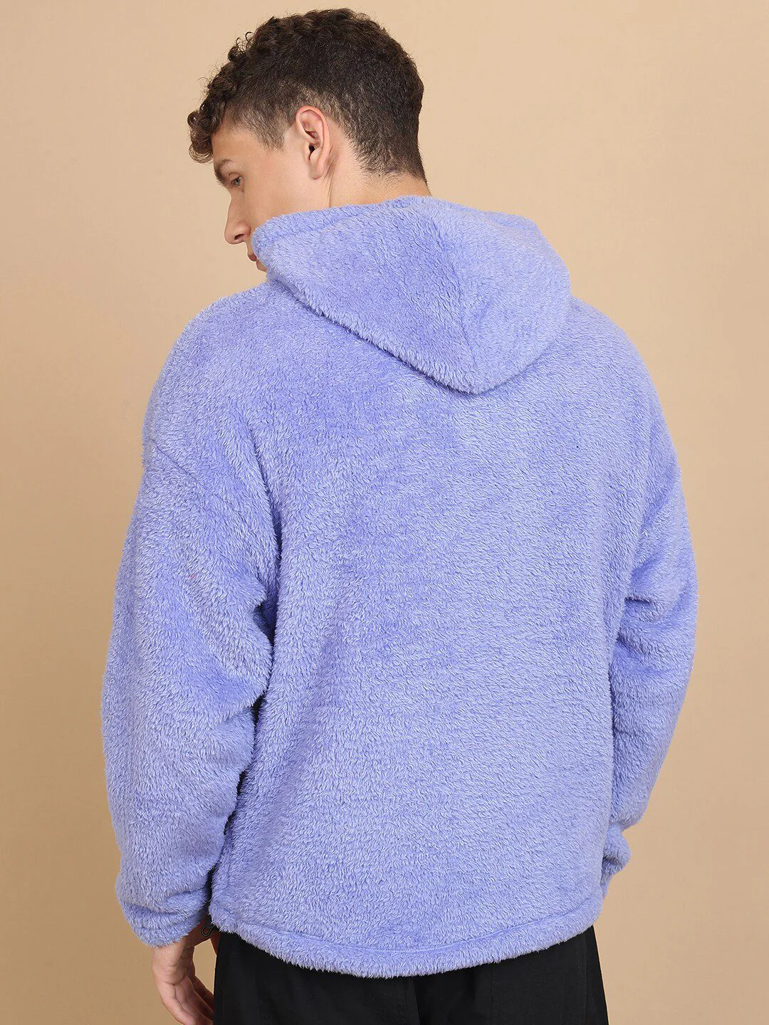 HIGHLANDER Graphic Printed Oversized Drop Shoulder Hooded Sweatshirt - Image 5