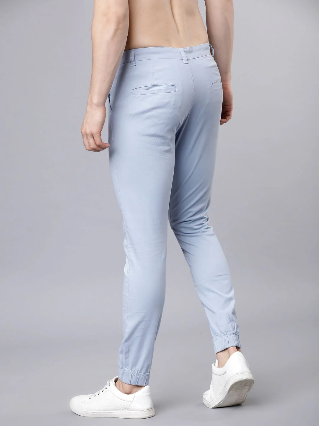 HIGHLANDER Men Blue Slim Fit Joggers - Image 3