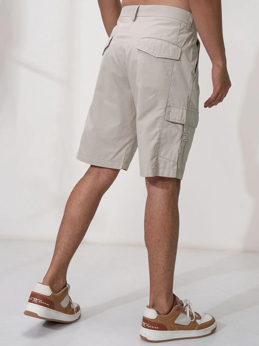 HIGHLANDER Men Cotton Regular Fit Cargo Shorts - Image 5