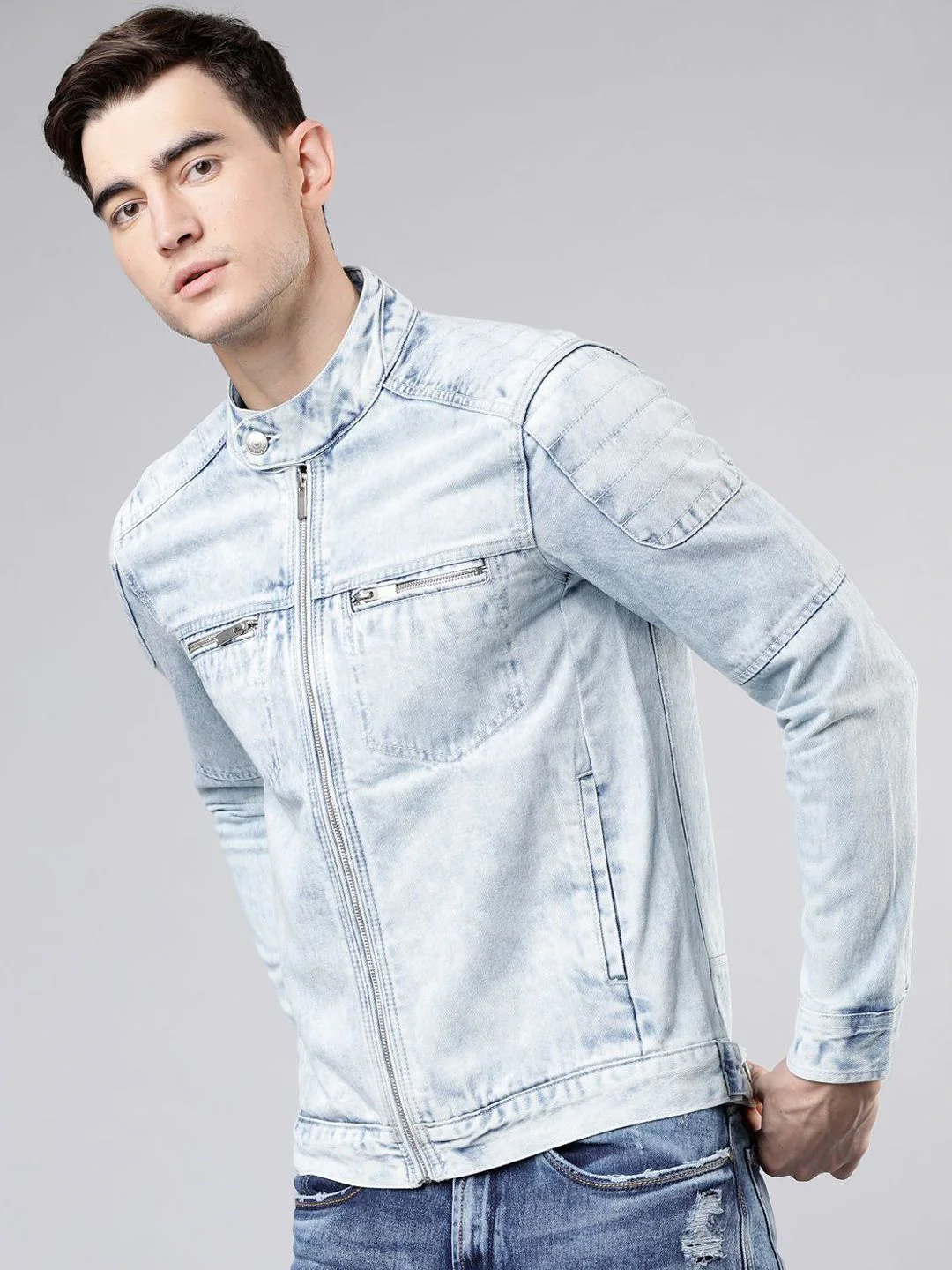 HIGHLANDER Men Denim Jacket - Image 5