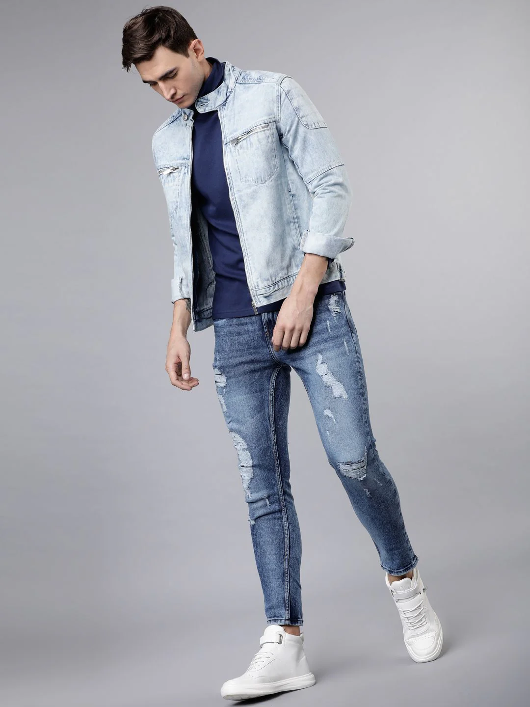 HIGHLANDER Men Denim Jacket - Image 6