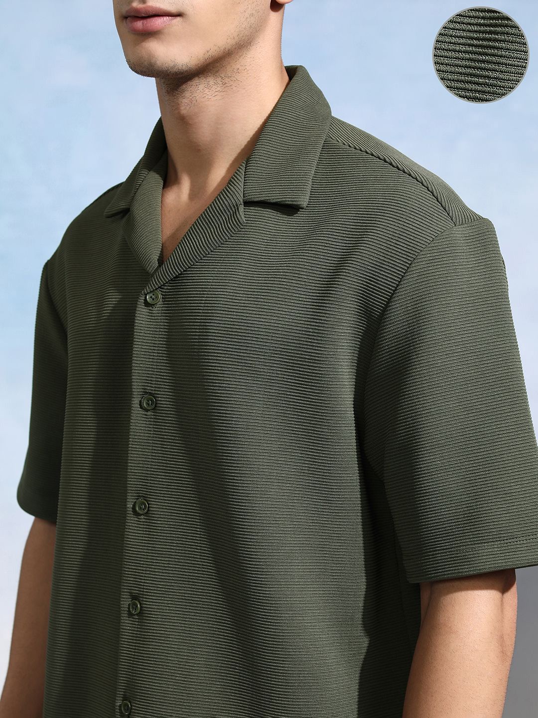 HIGHLANDER Men Opaque Casual Shirt - Image 3