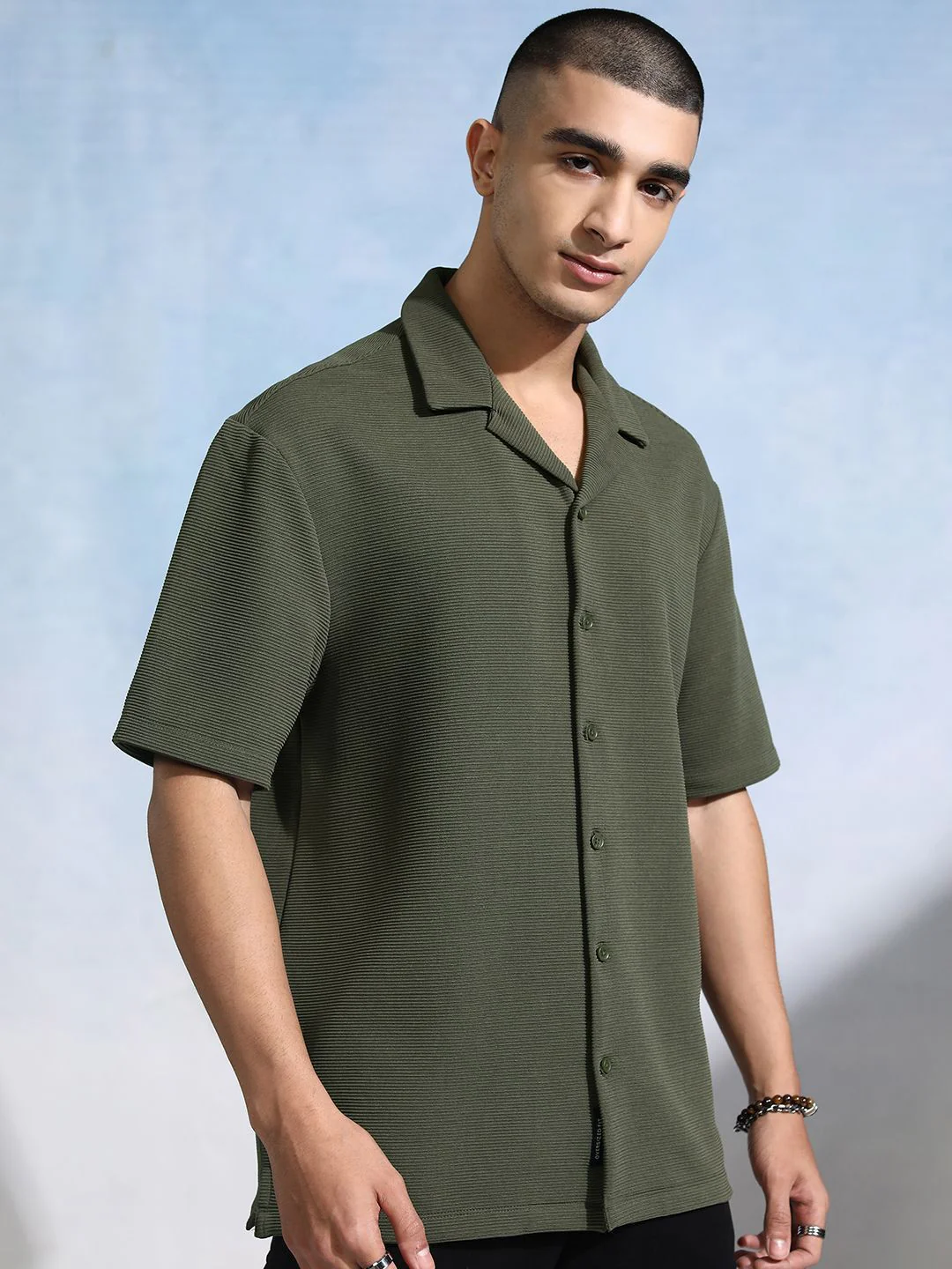 HIGHLANDER Men Opaque Casual Shirt - Image 5