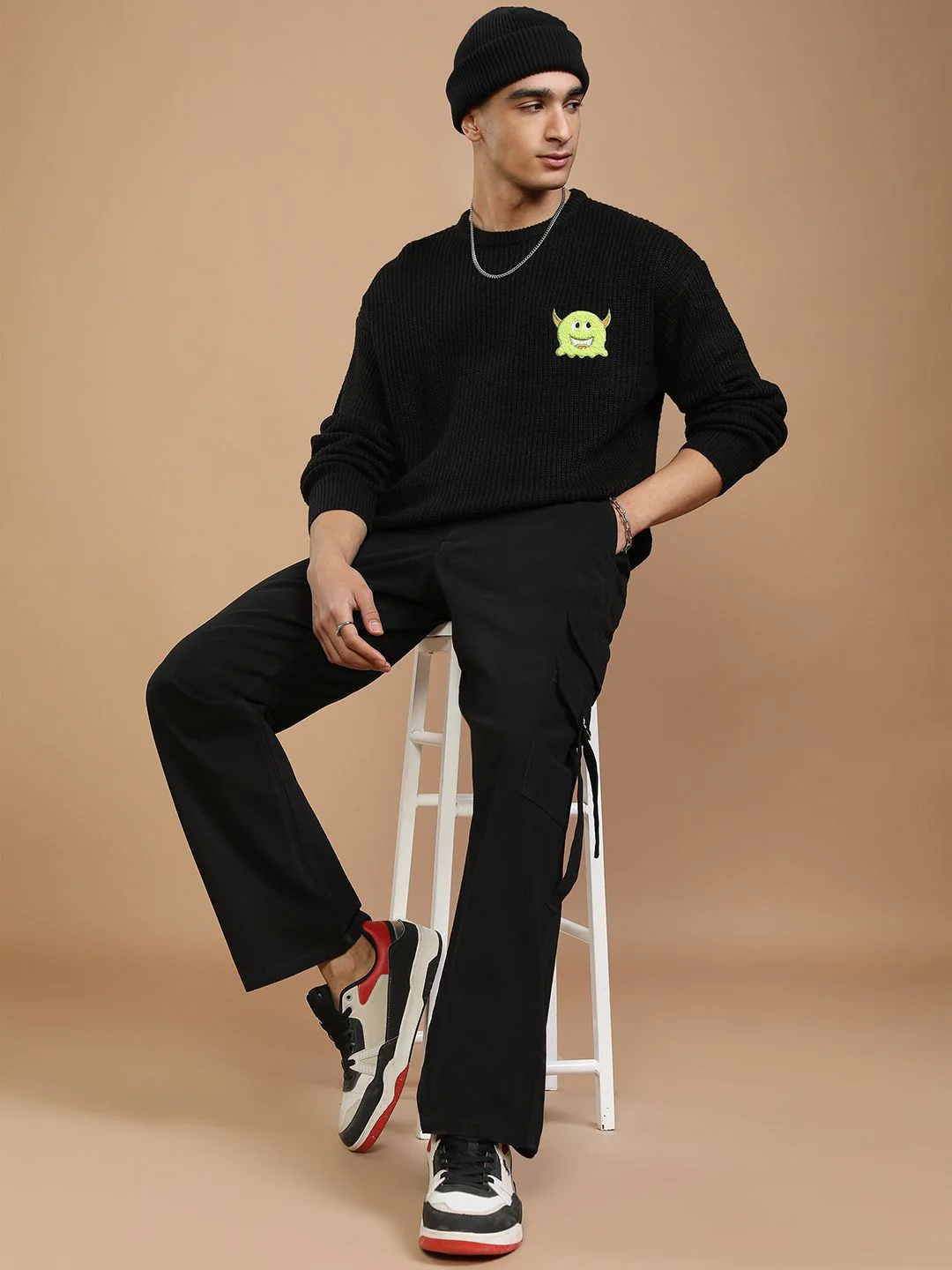 HIGHLANDER Men Pullover with Embellished Detail - Image 6