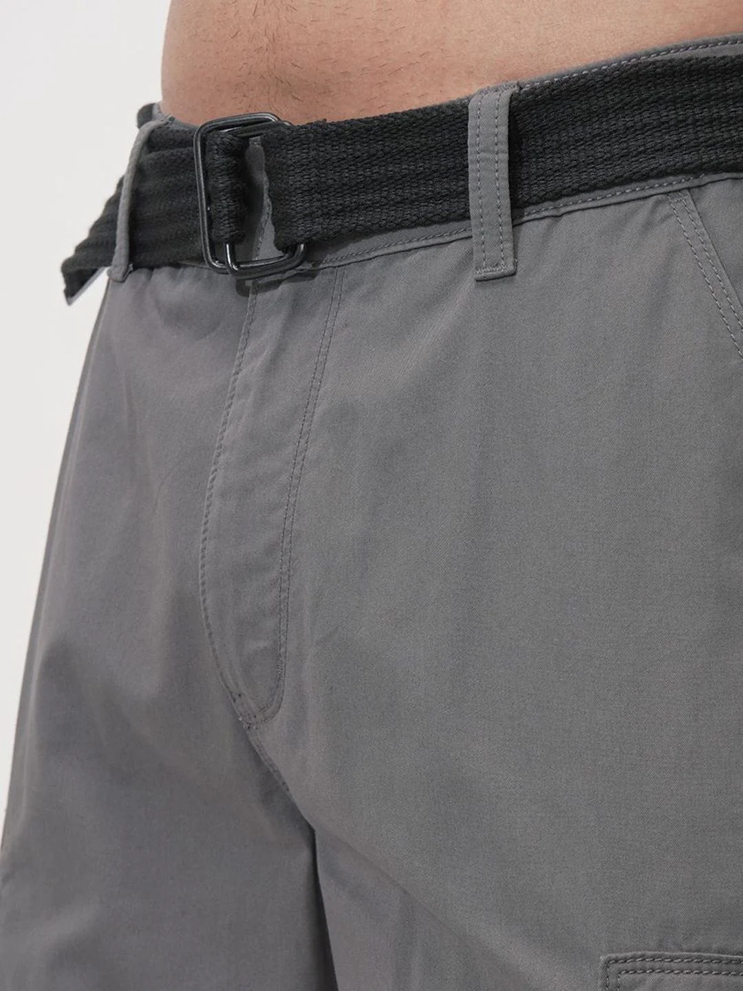 Highlander Men Regular Fit Mid-Rise Cotton Cargo Shorts - Image 6