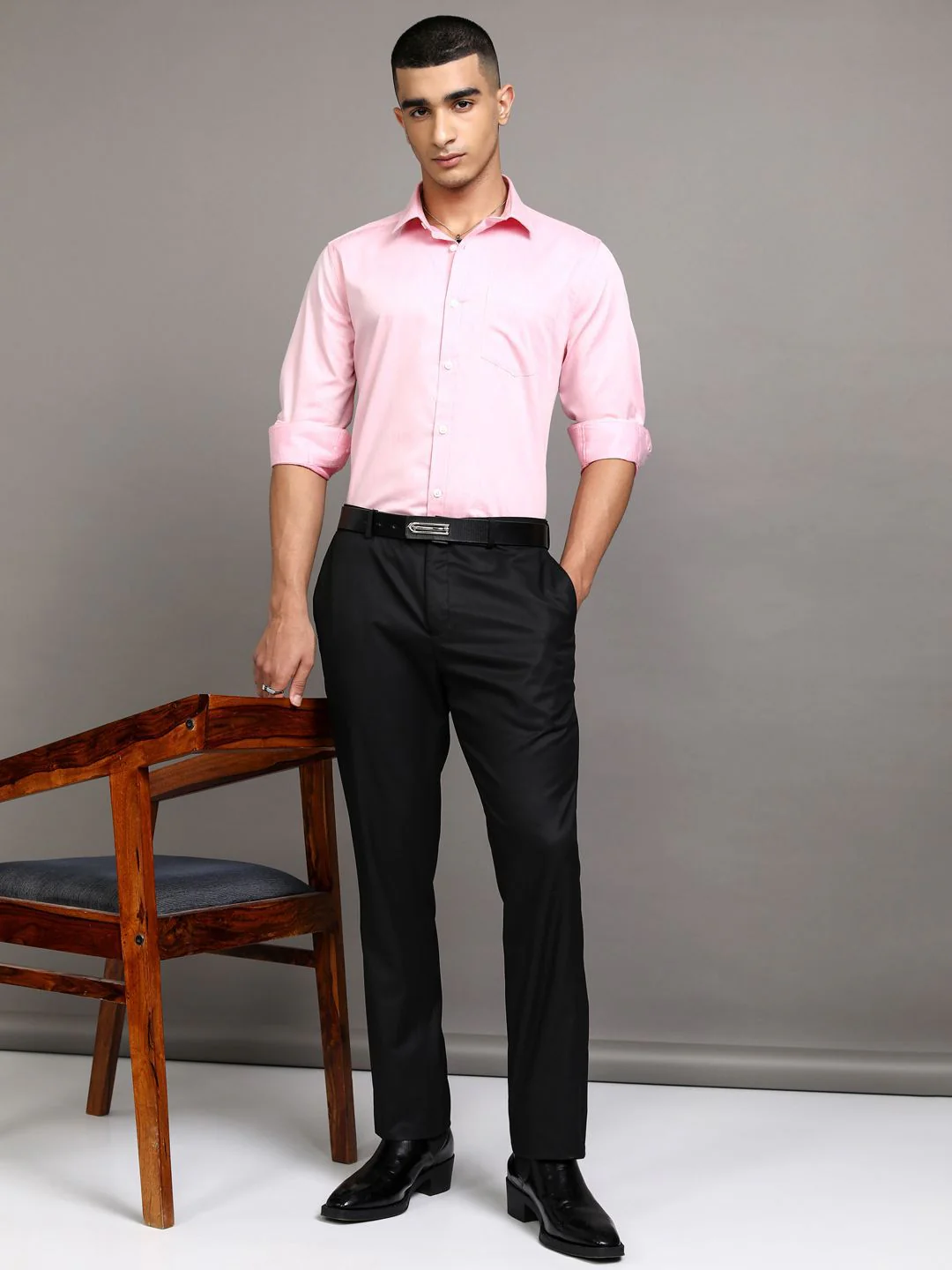 Highlander Men Slim Fit Casual Shirt - Image 6