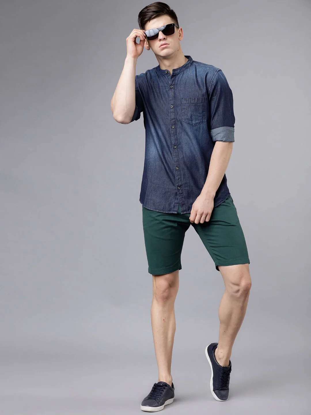 HIGHLANDER Men Slim Fit High-Rise Shorts - Image 4