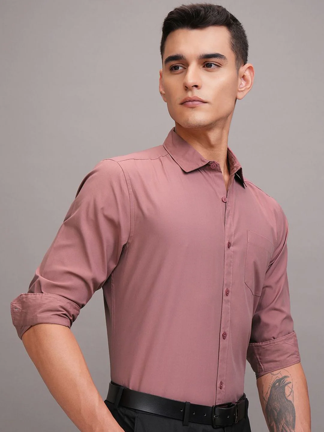HIGHLANDER Men Slim Fit Shirt - Image 3