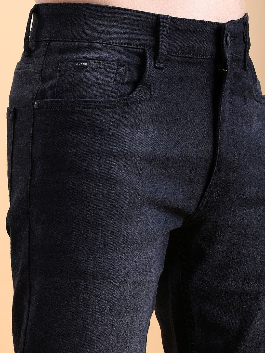 HIGHLANDER Men Straight Fit Clean Look Stretchable Jeans - Image 6